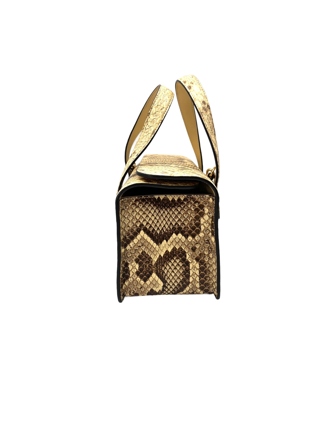 Gucci Horsebit 1955 Python Leather Handle Bag GG1076