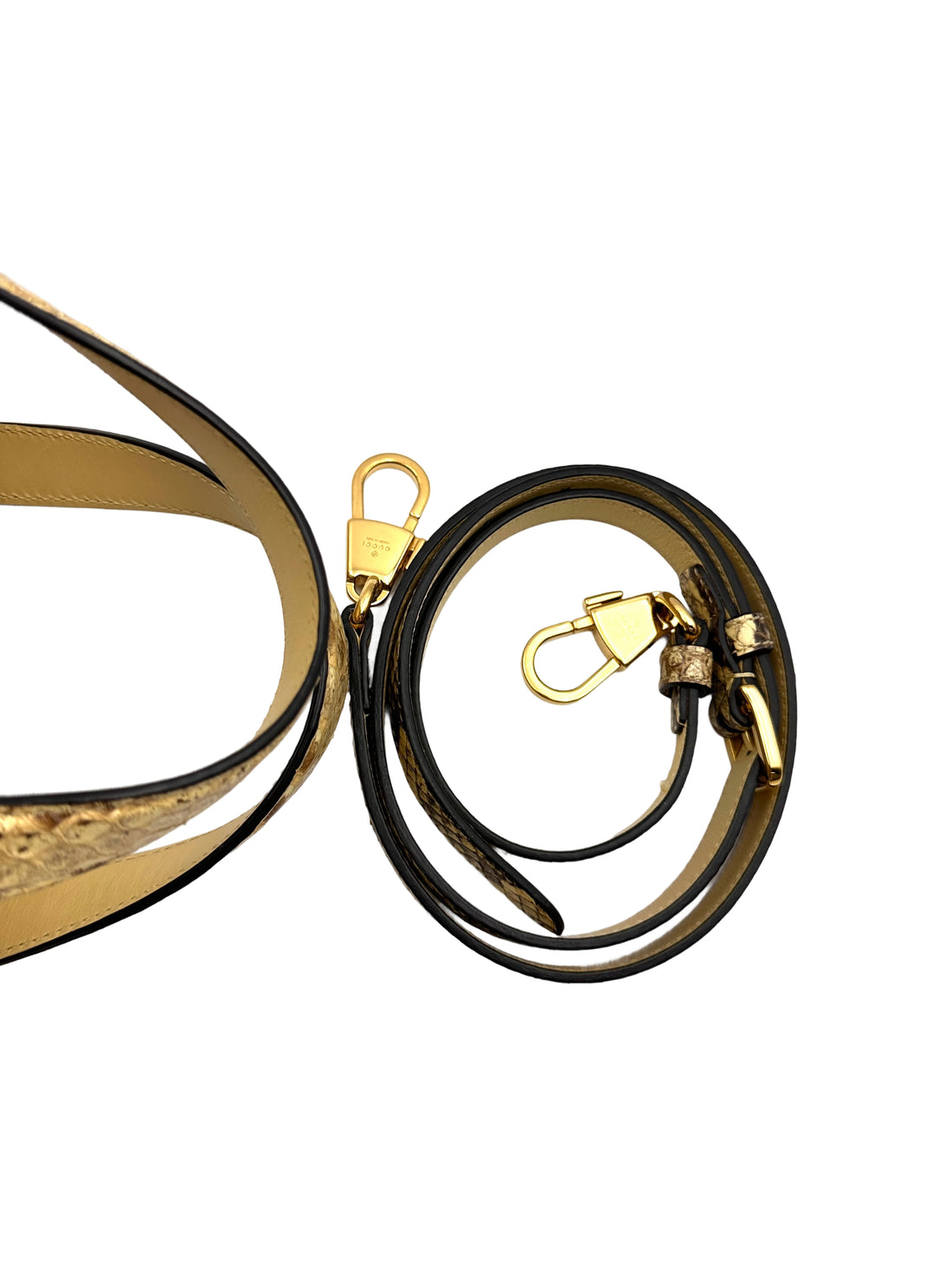 Gucci Horsebit 1955 Python Leather Handle Bag GG1076