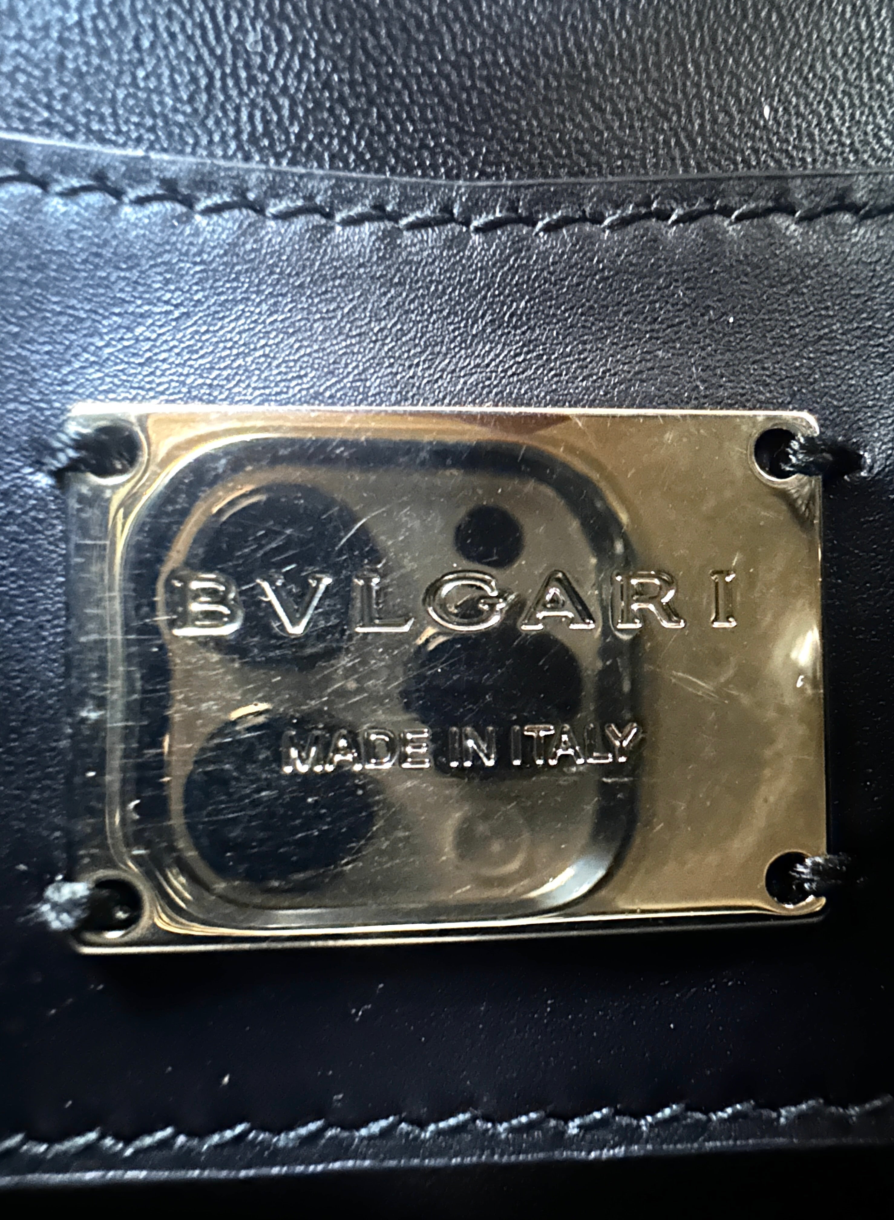Bvlgari Serpenti Flower White Diamond Blast Quilted Leather Shoulder Bag BS43