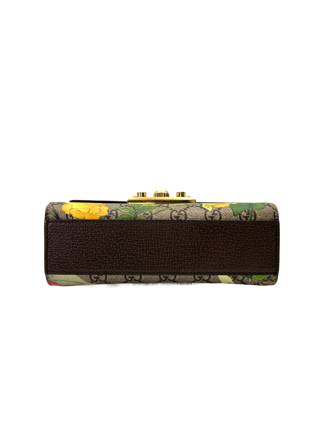 Gucci Padlock Floral Bird GG Canvas Small Size Shoulder Bag GG1085