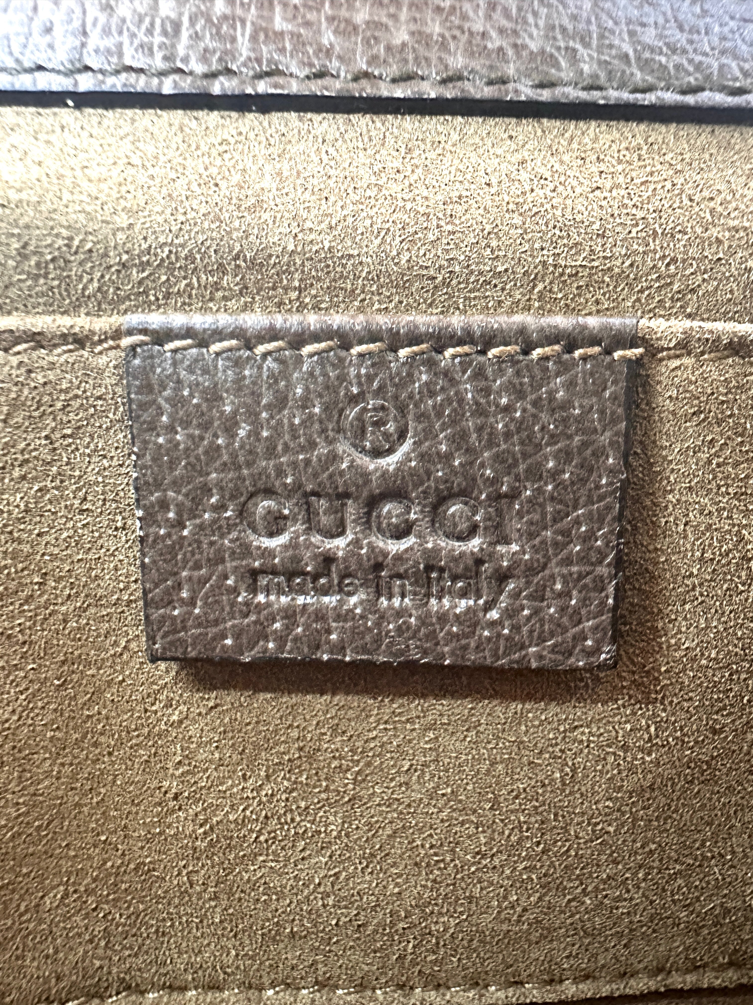 Gucci Padlock Floral Bird GG Canvas Small Size Shoulder Bag GG1085