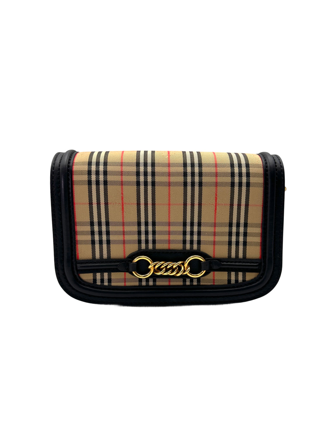 Burberry Check Link Shoulder Bag BR61