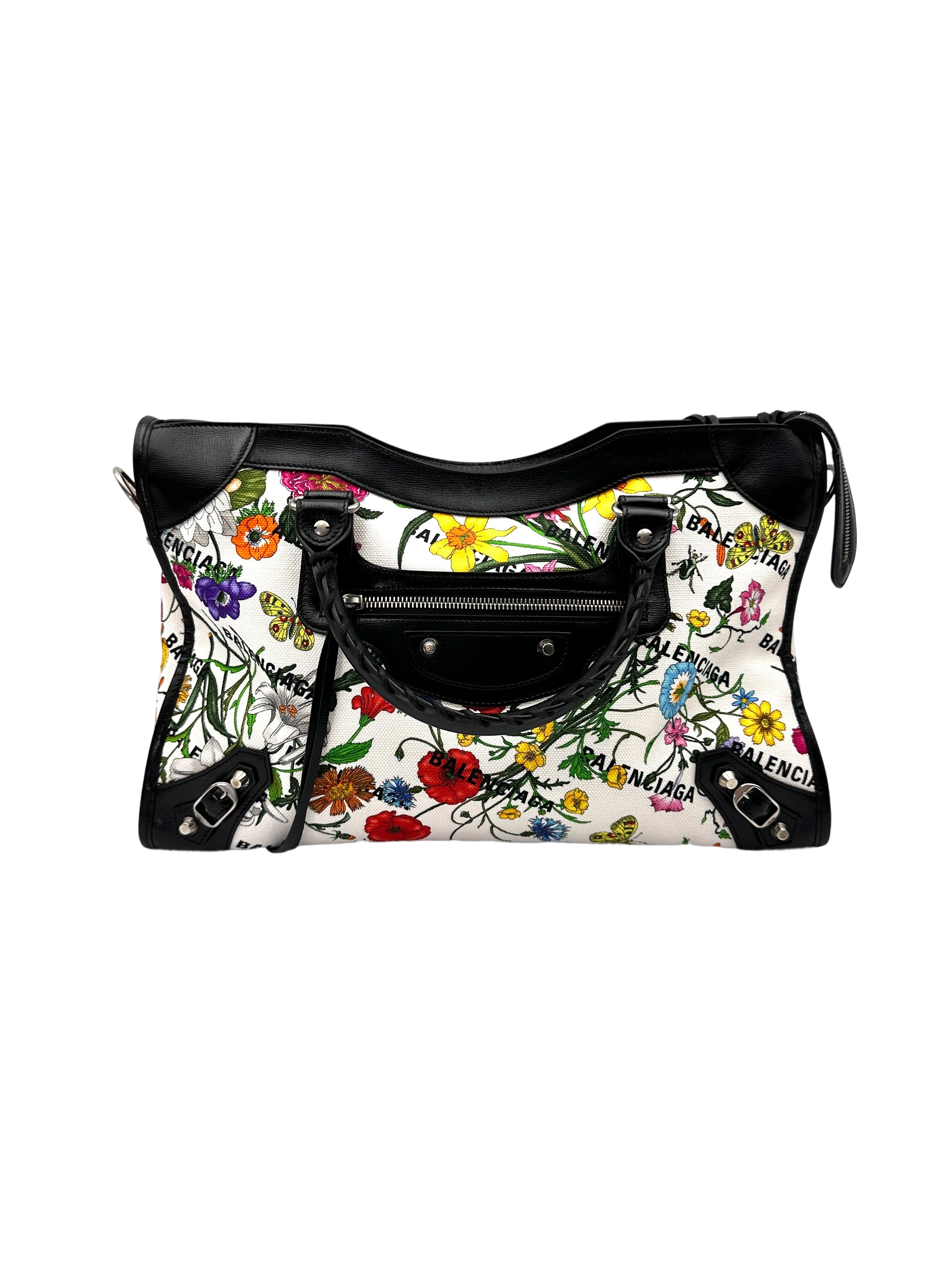 Gucci x Balenciaga The Hacker Project Neo Classic Floral Bag GG1079