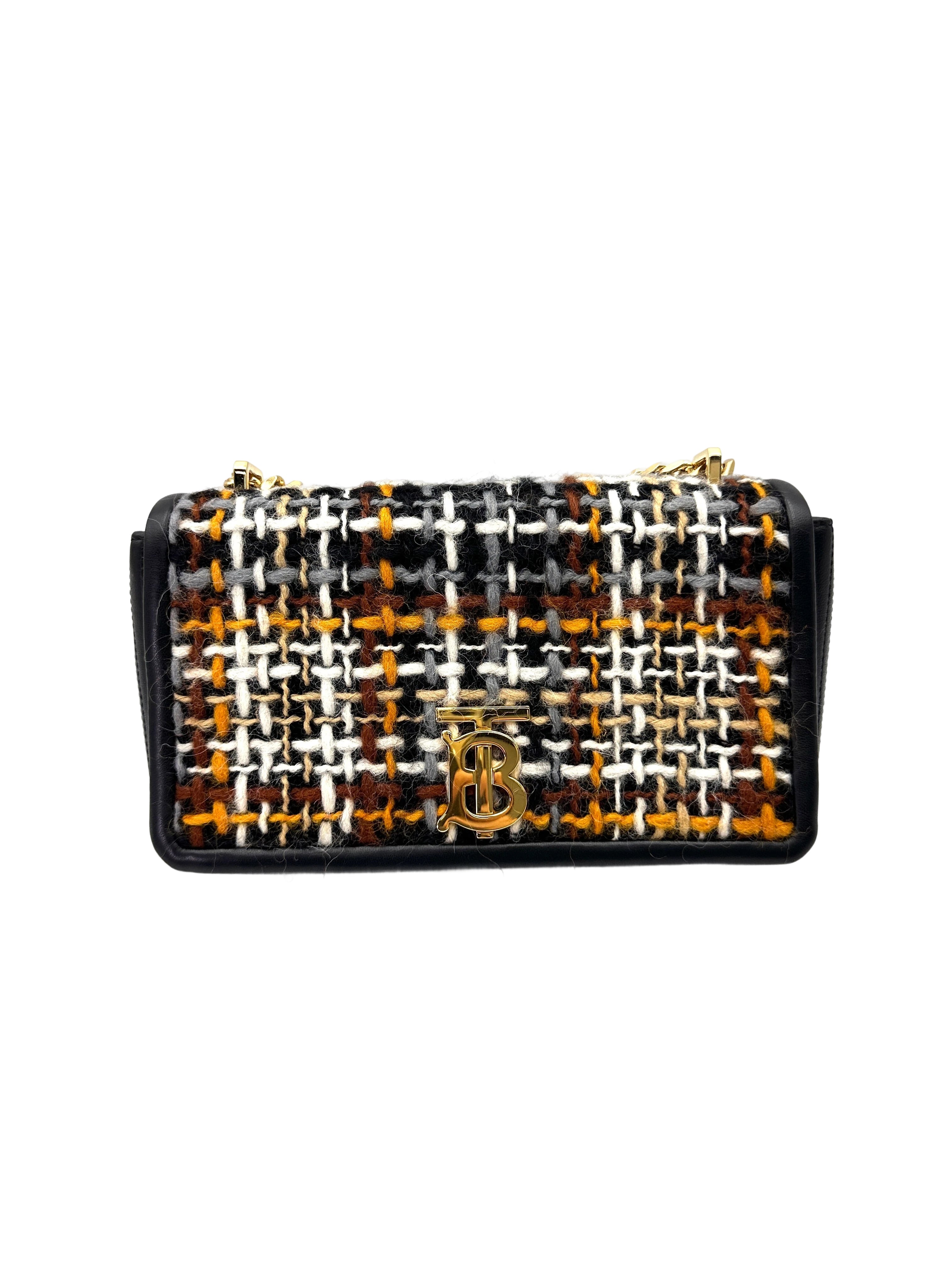 Burberry Lola Tweed Shoulder Bag BR62