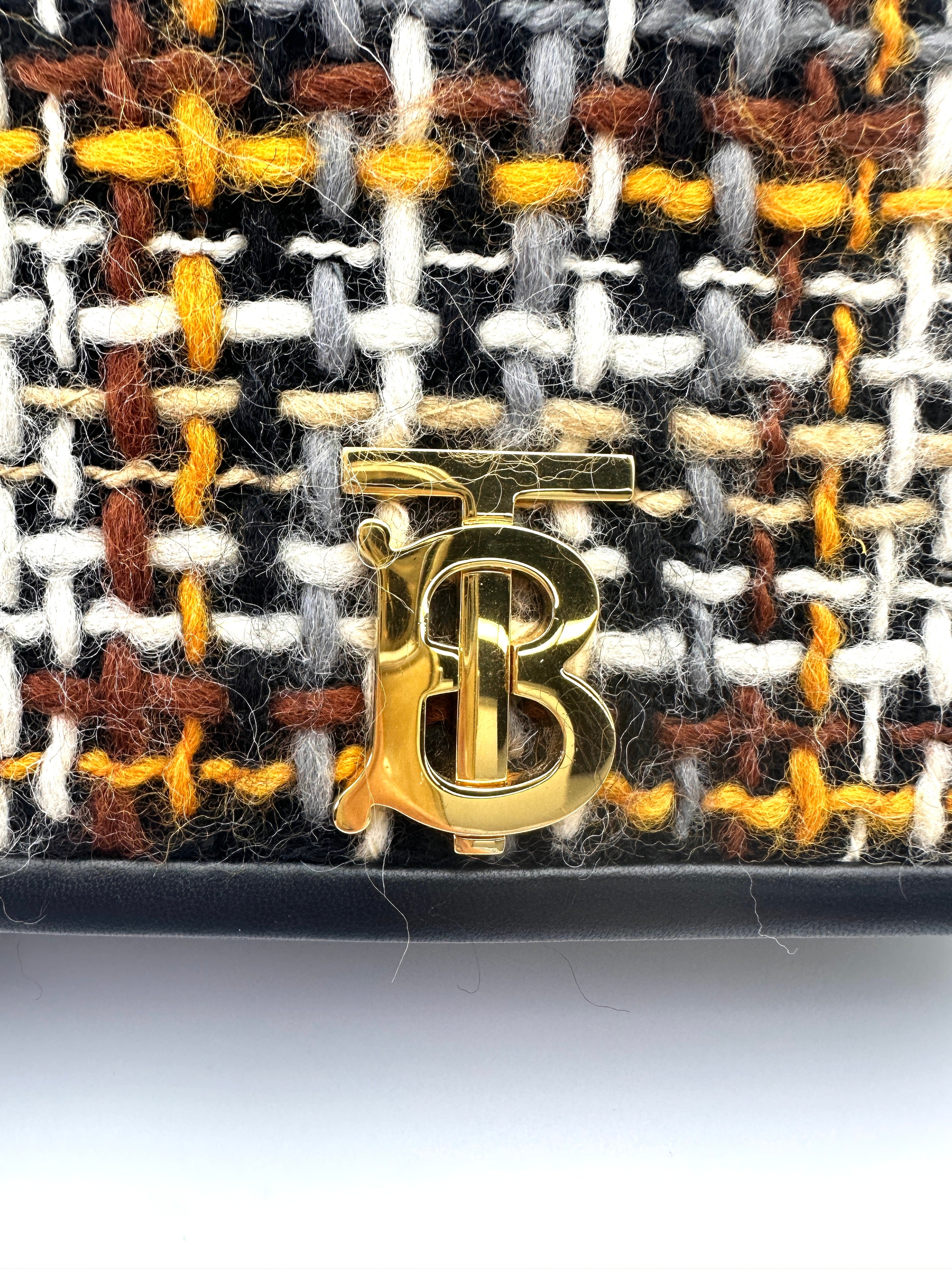 Burberry Lola Tweed Shoulder Bag BR62