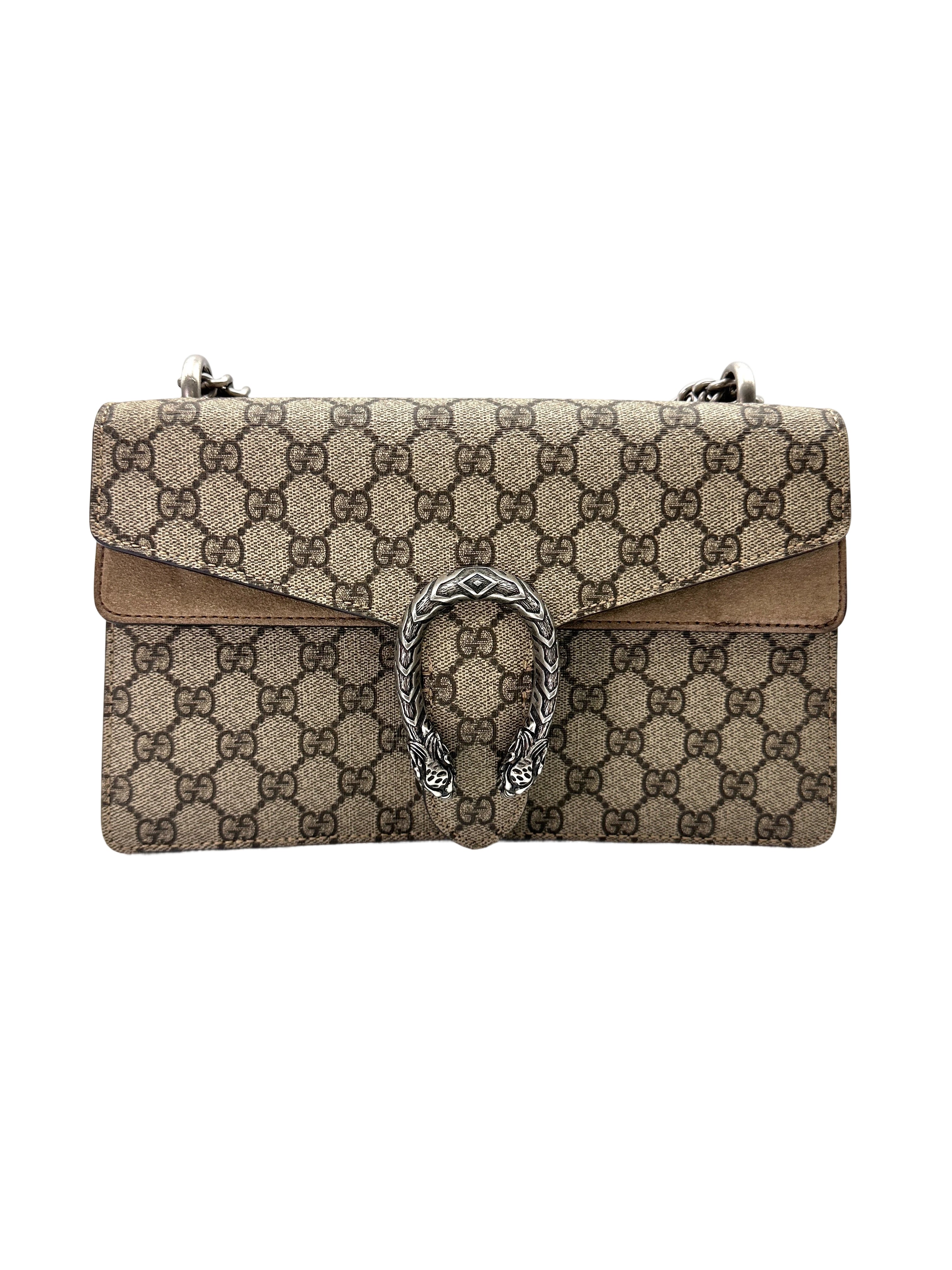 Gucci Dionysus GG Supreme Canvas Medium Size Shoulder Bag GG1083
