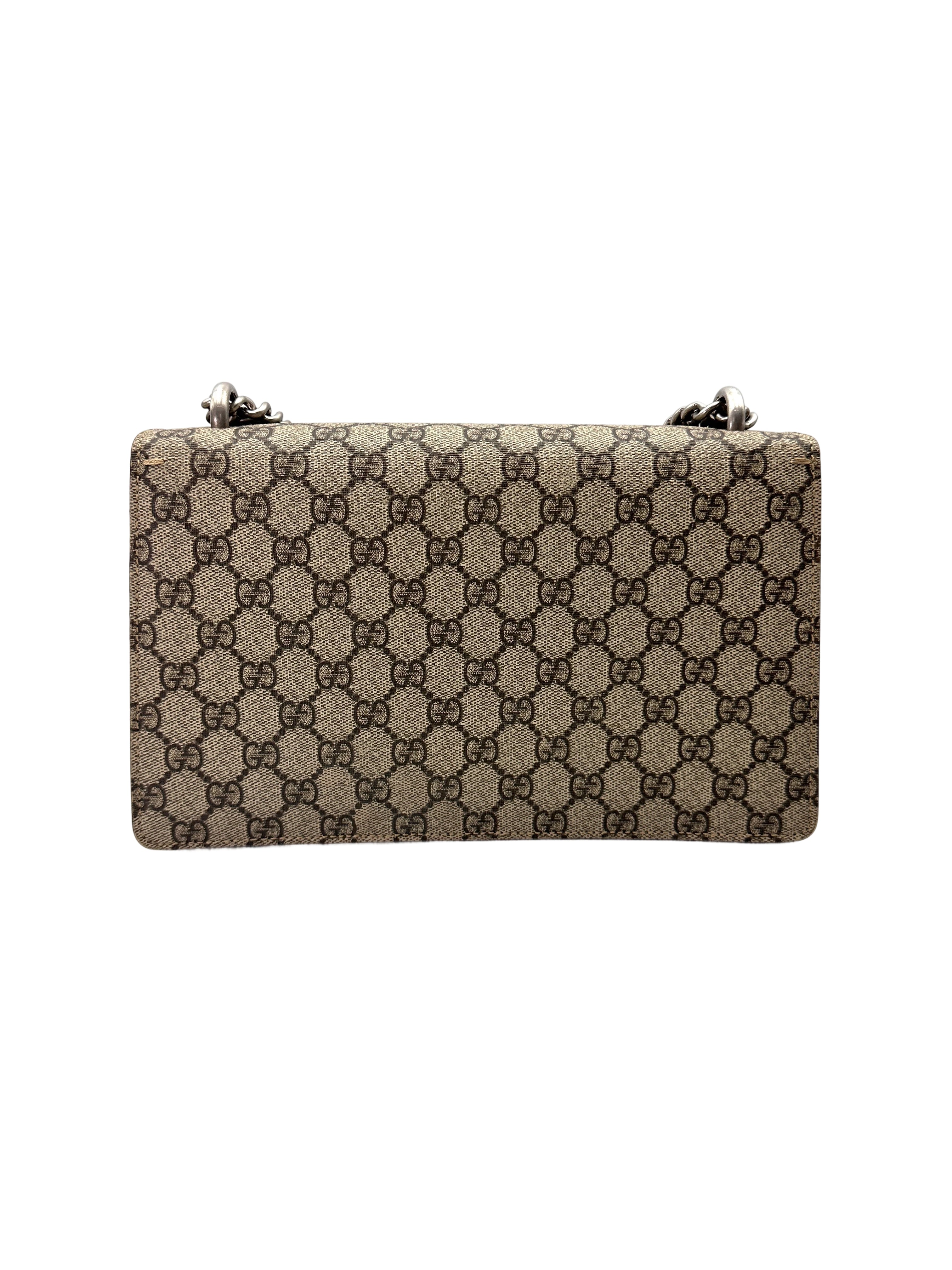 Gucci Dionysus GG Supreme Canvas Medium Size Shoulder Bag GG1083