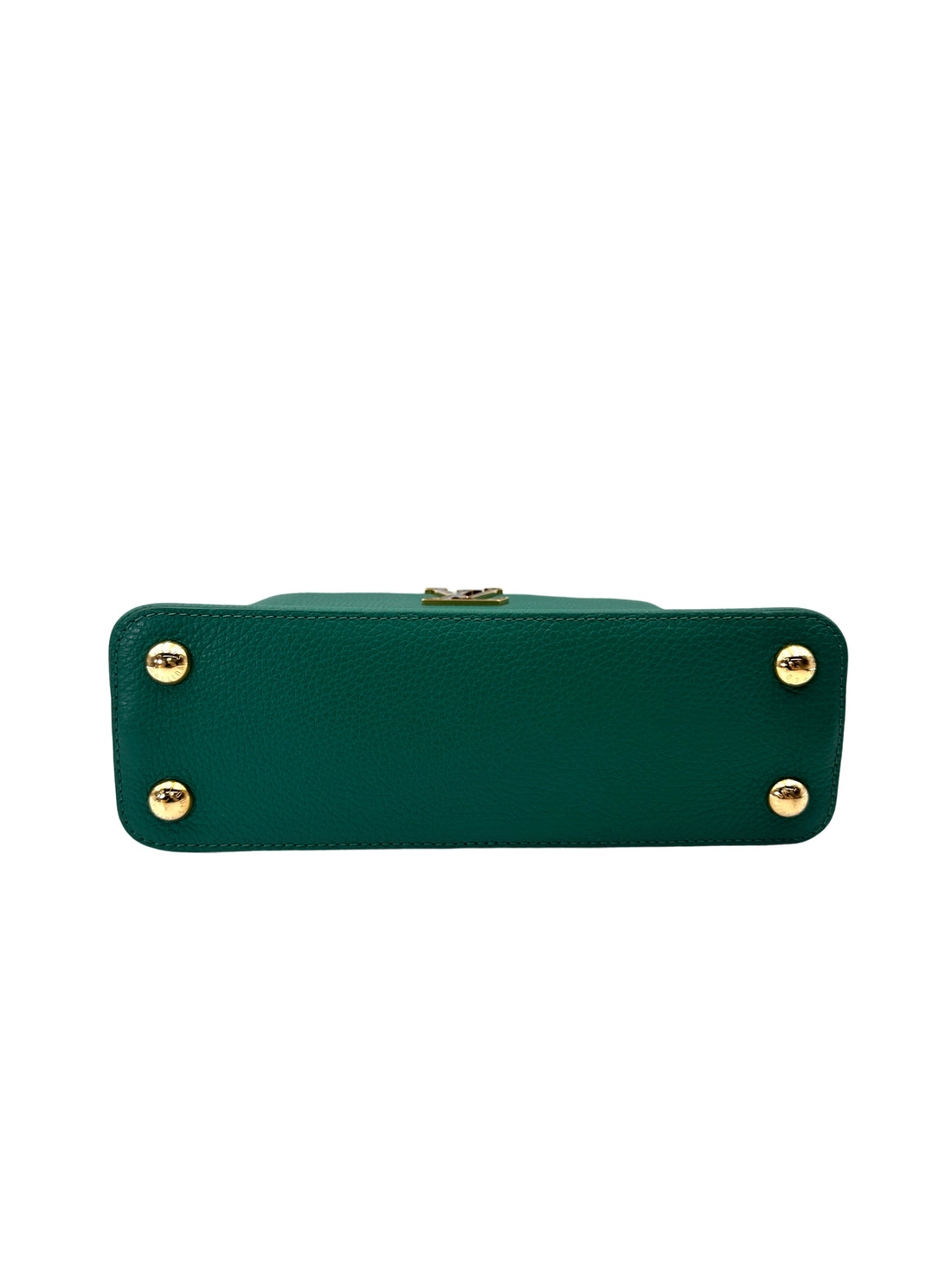 Louis Vuitton Capucines BB Green Leather Handle Bag LV2811