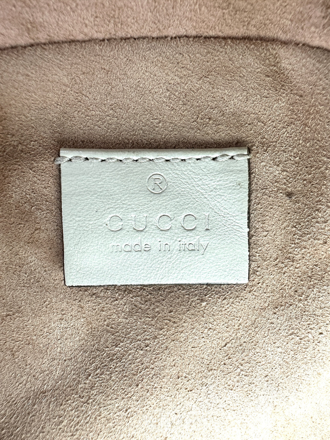 Gucci GG Marmont Blue Matelasse Leather Round Bag GG1088
