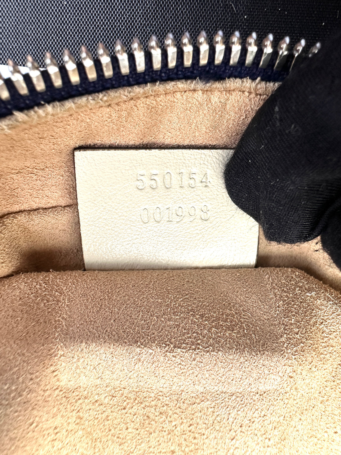Gucci GG Marmont Blue Matelasse Leather Round Bag GG1088