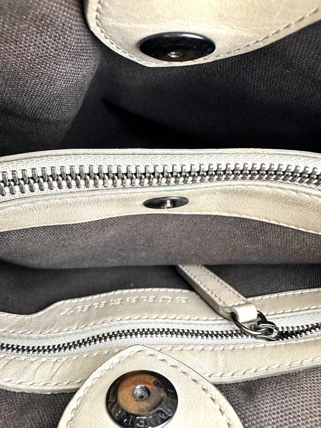Burberry Smoked Check Coated Canvas Bucket Bag BR60
