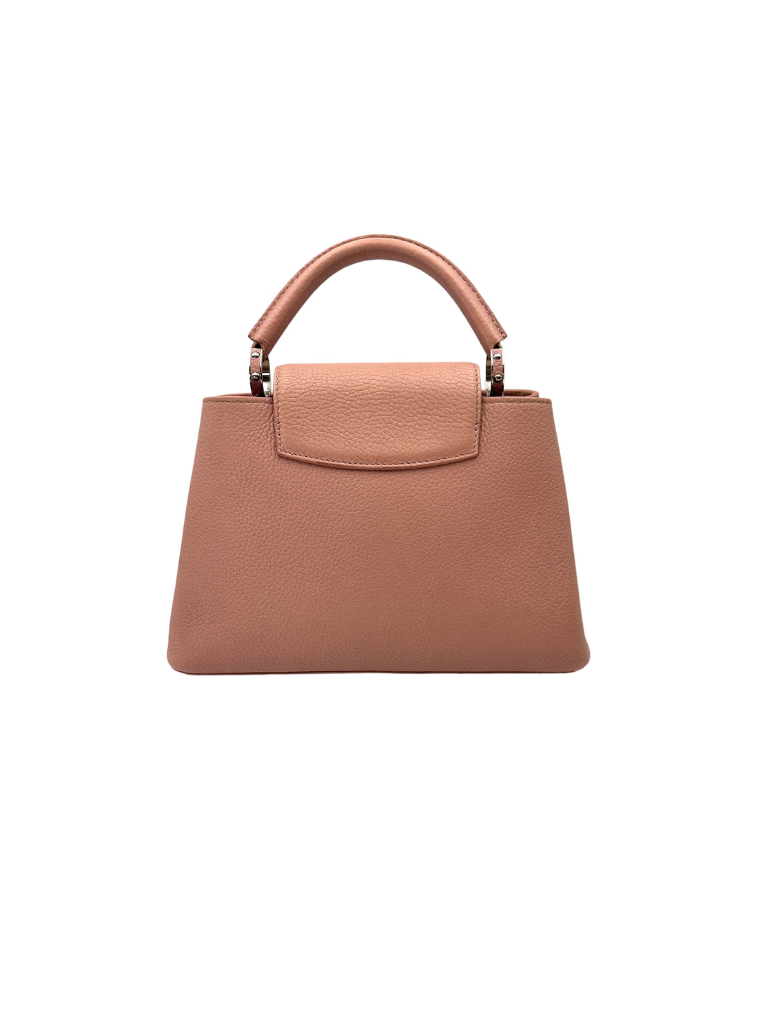 Louis Vuitton Capucines Pink Leather Mechanical Flowers Handle Bag LV2813