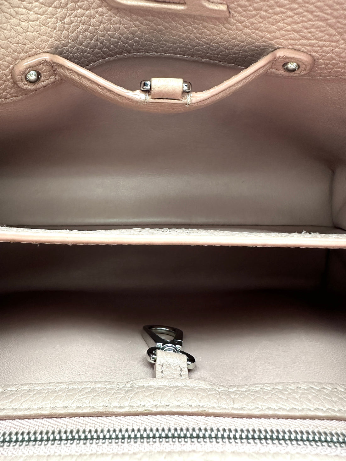 Louis Vuitton Capucines Pink Leather Mechanical Flowers Handle Bag LV2813