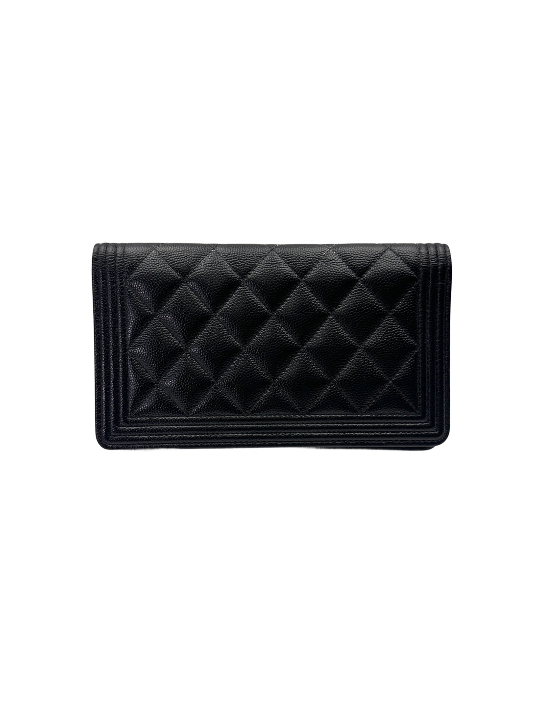 Chanel LeBoy Black Quilted Leather Wallet On Chain(25***61) CC2006
