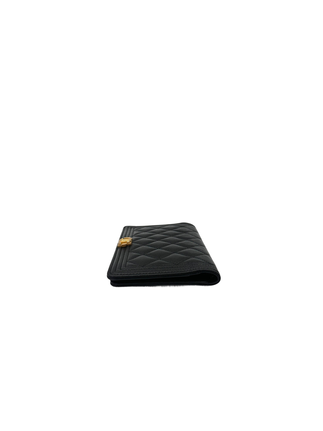 Chanel LeBoy Black Quilted Leather Wallet On Chain(25***61) CC2006