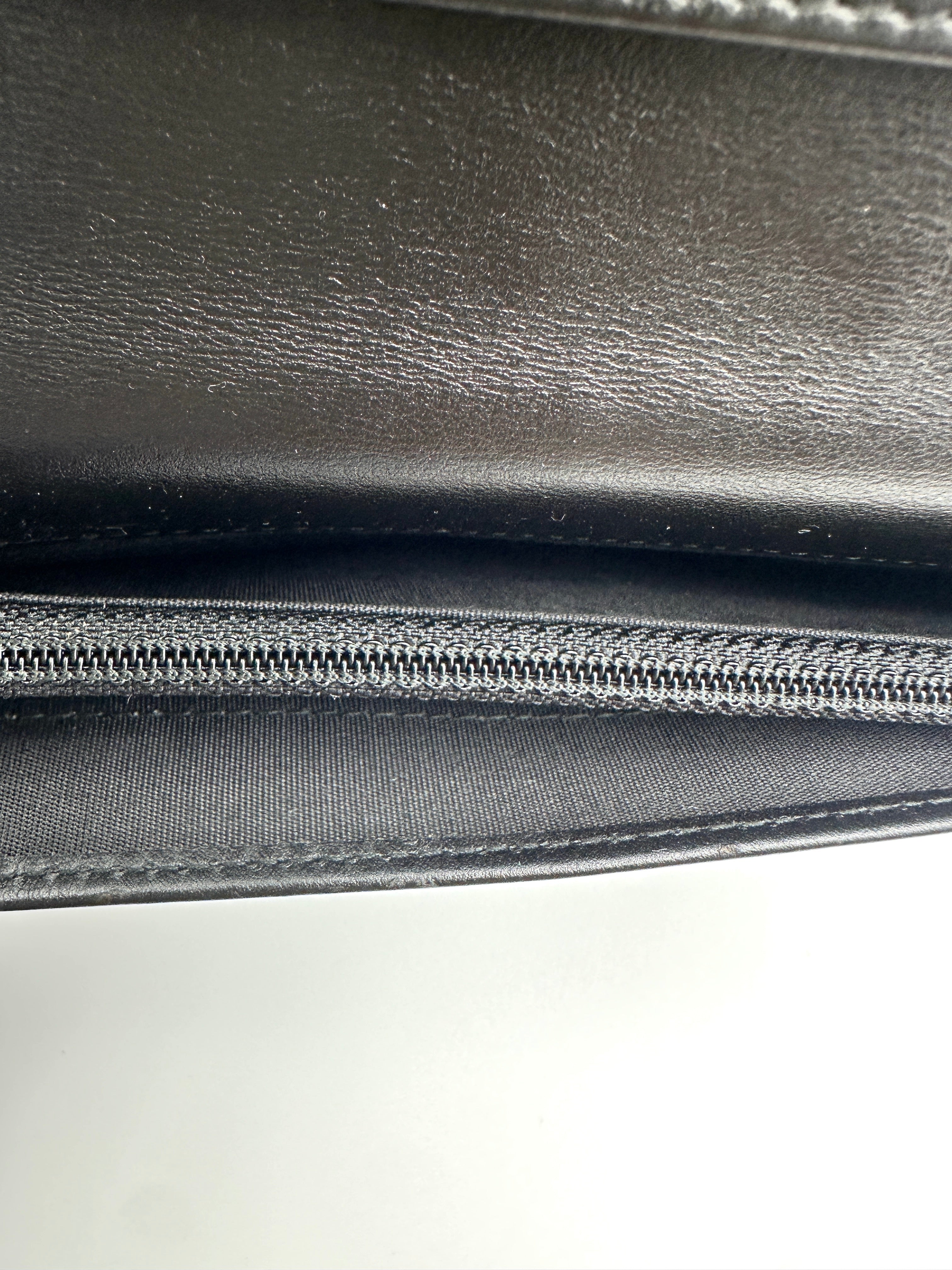 Chanel LeBoy Black Quilted Leather Wallet On Chain(25***61) CC2006