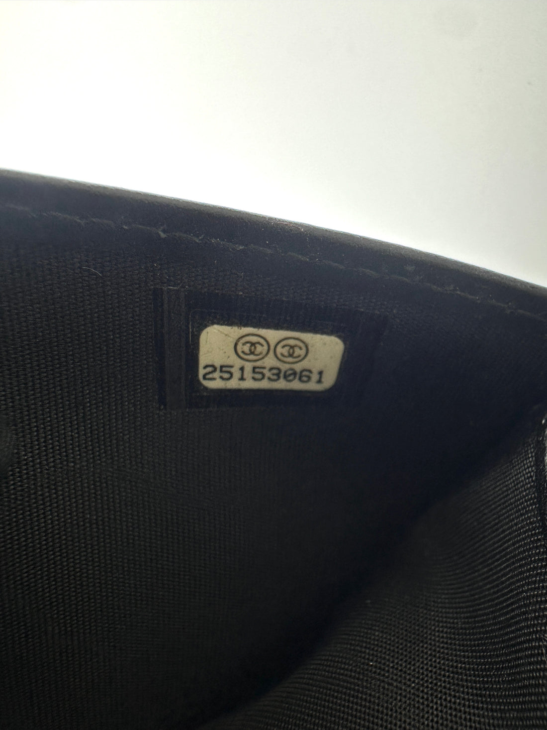 Chanel LeBoy Black Quilted Leather Wallet On Chain(25***61) CC2006