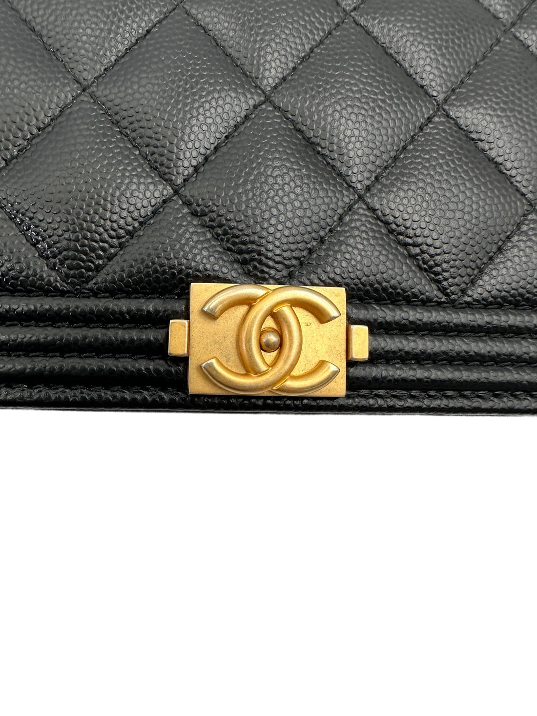 Chanel LeBoy Black Quilted Leather Wallet On Chain(25***61) CC2006
