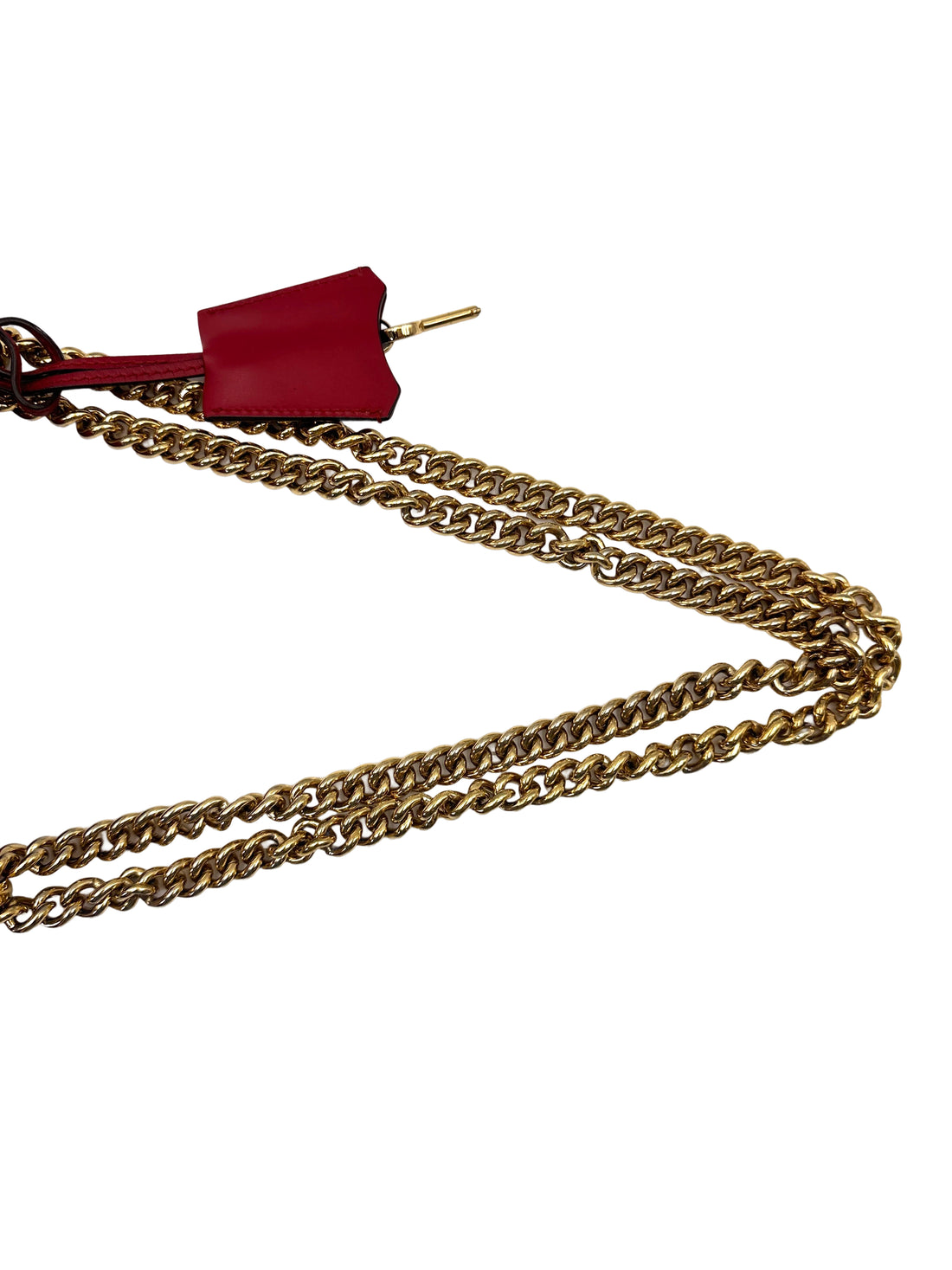 Gucci Padlock Red Guccissima Leather Shoulder Bag GG1090
