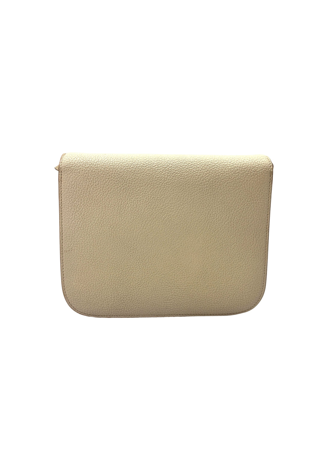 Celine Classic Box White Leather Shoulder Bag CE161