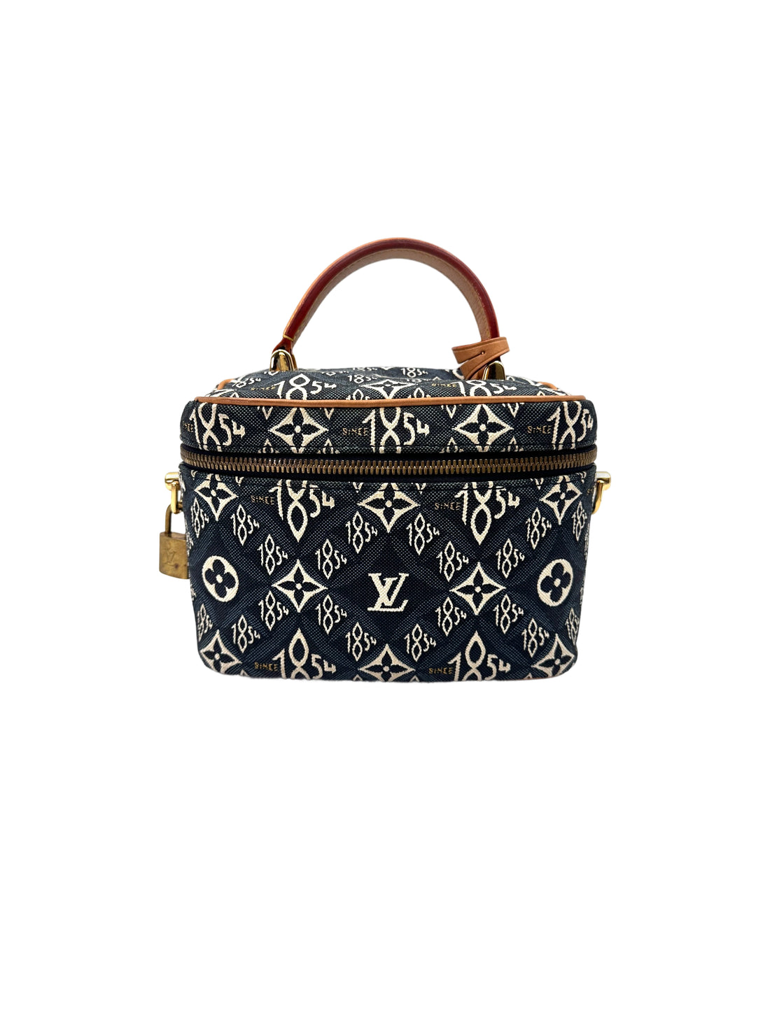 Louis Vuitton  Since 1854 Navy/White Jacquard Canvas Vanity Case LV2814