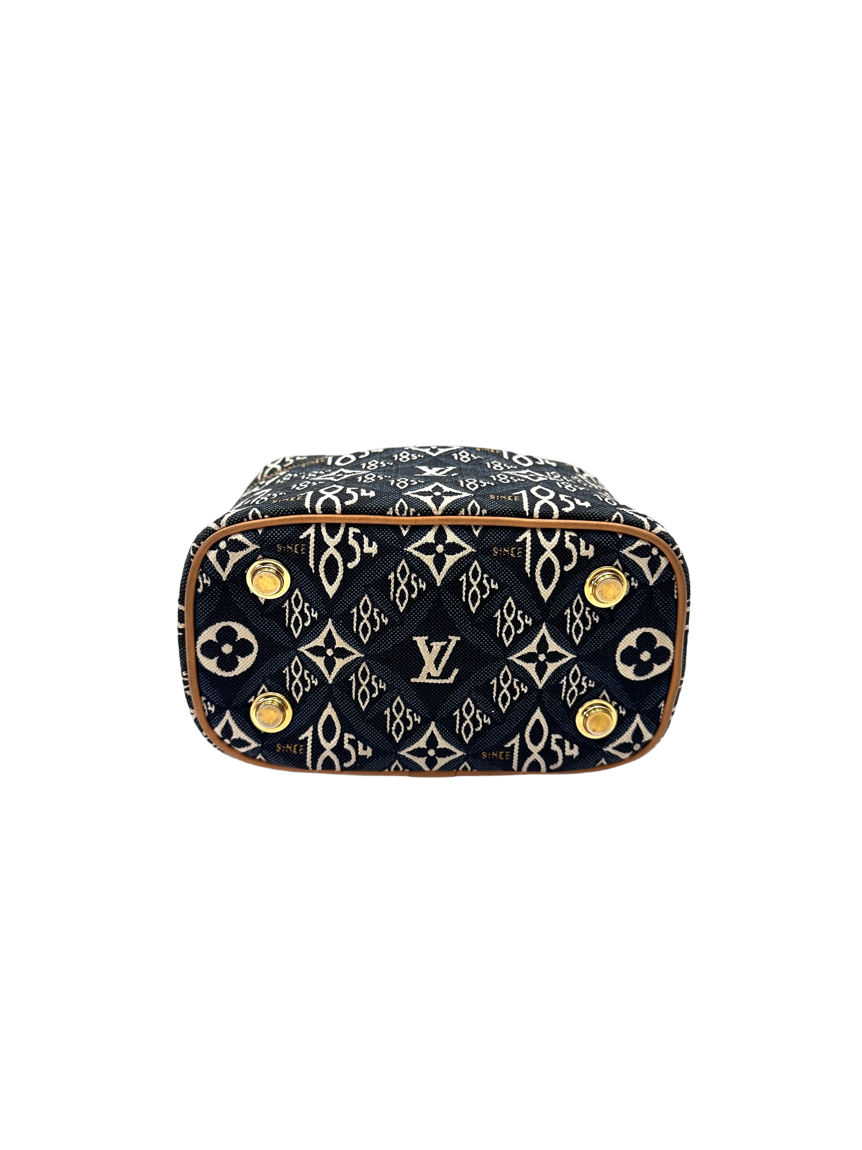 Louis Vuitton  Since 1854 Navy/White Jacquard Canvas Vanity Case LV2814