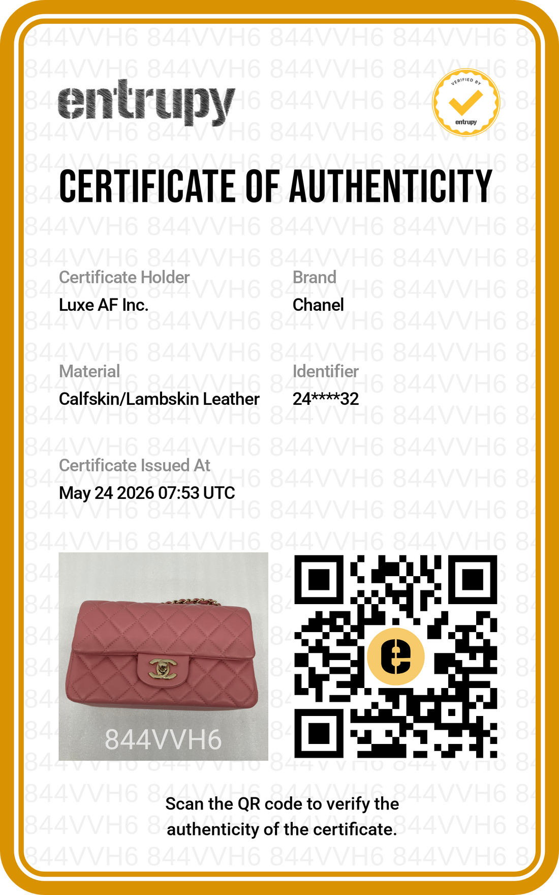 Chanel 17S Classic Flap Pink Quilted Leather Flap Bag With Gold Buckle(24***32) IRIS231