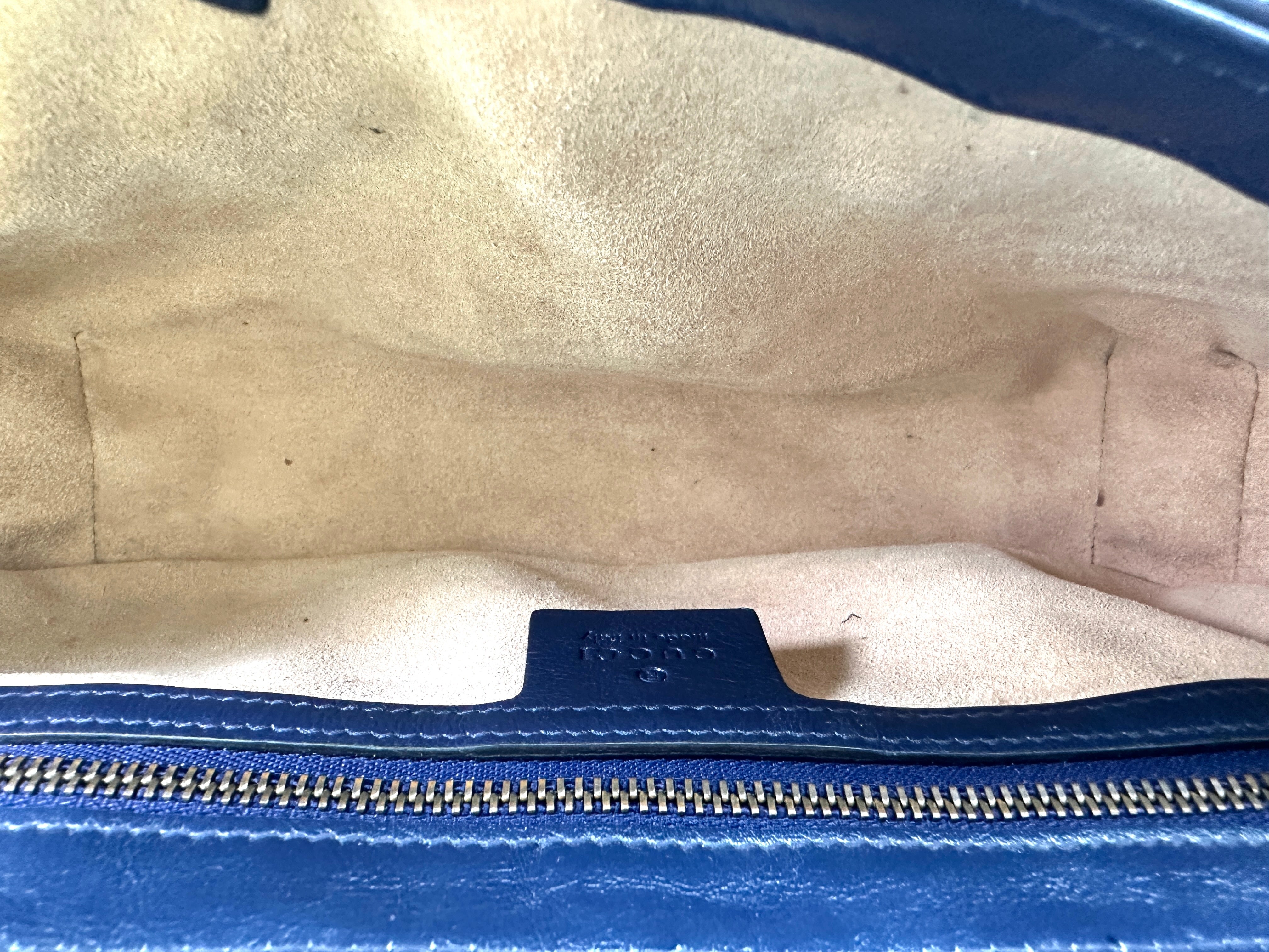 Gucci GG Marmont White Matelasse Leather Shoulder Bag GG1089