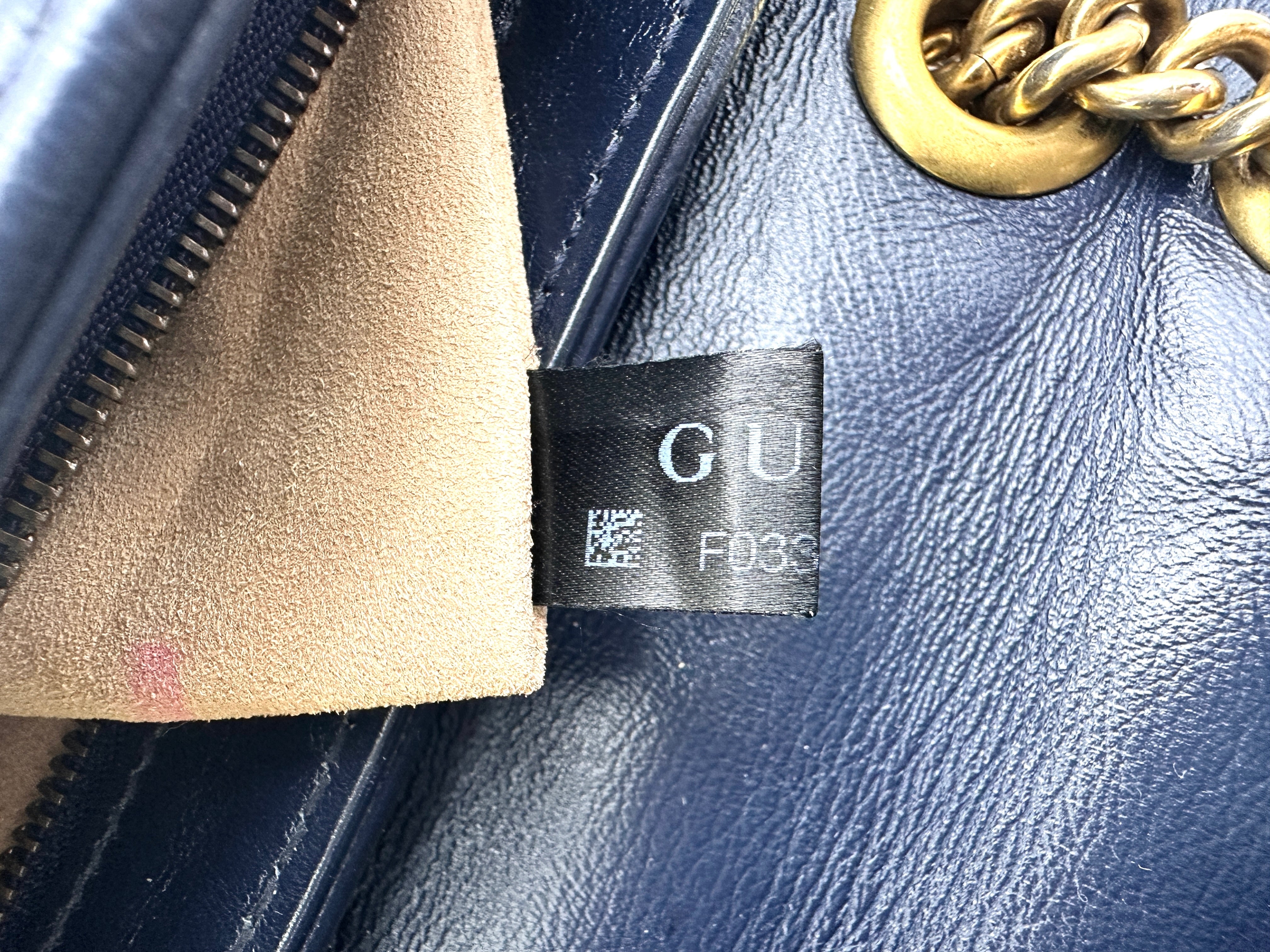 Gucci GG Marmont White Matelasse Leather Shoulder Bag GG1089