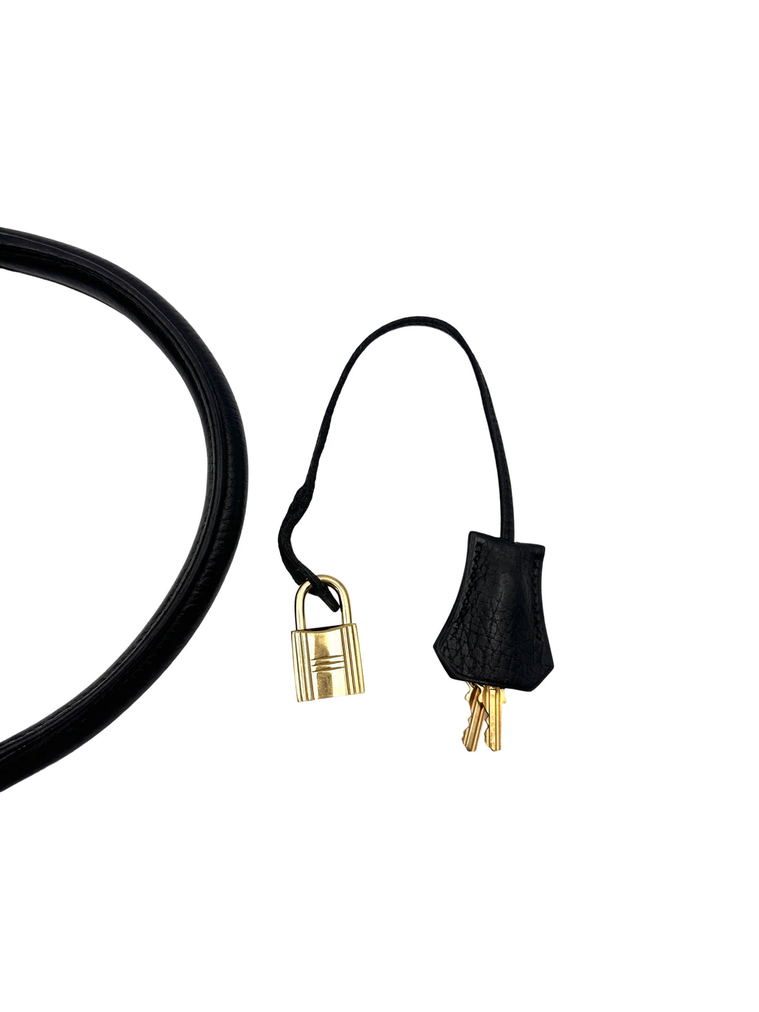 Hermes Kelly32 Black Leather Top Handle Bag HR114