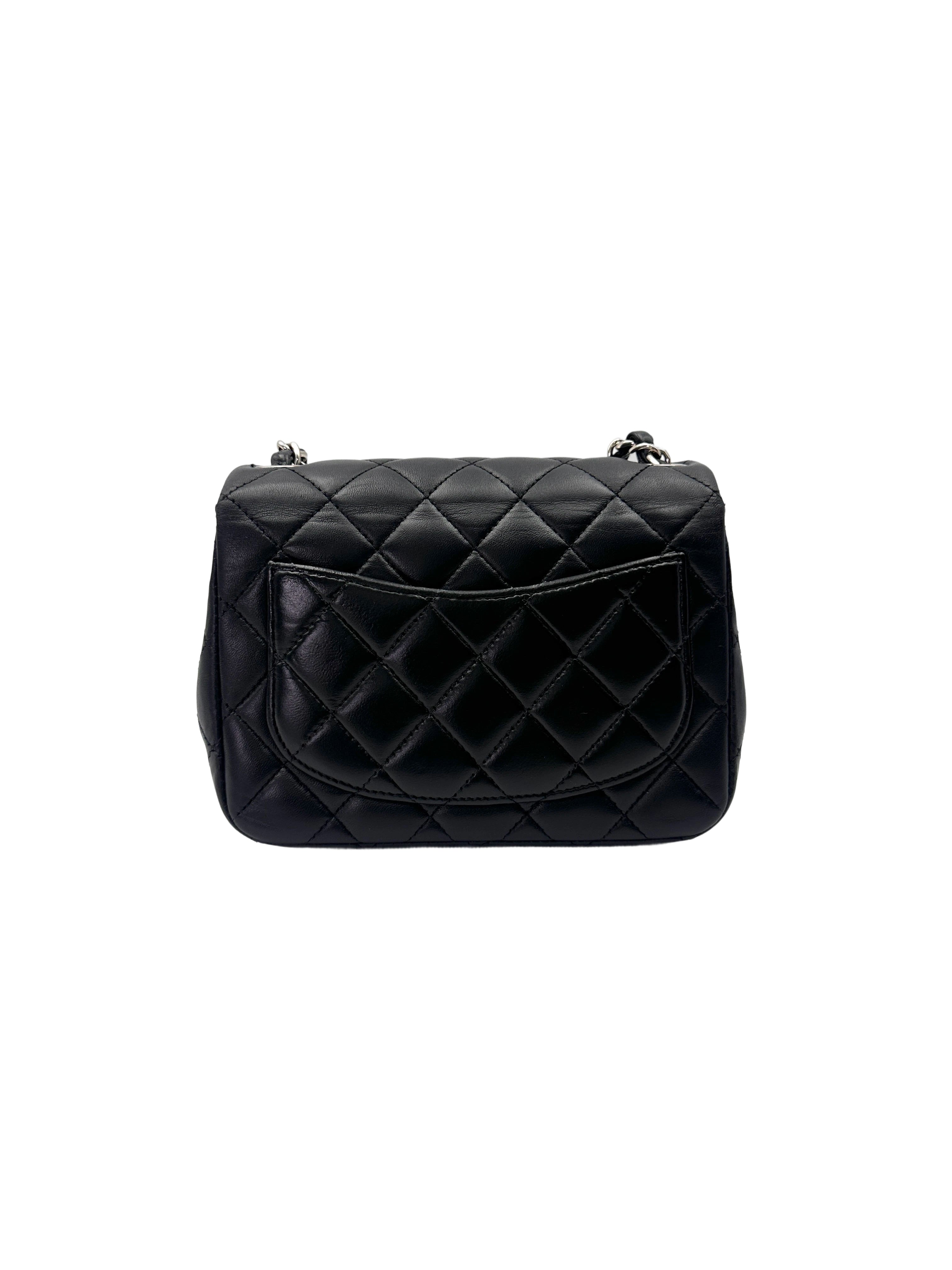 Chanel Black Quilted Lambskin Flap Bag With Silver Buckle(22***67) CC2009