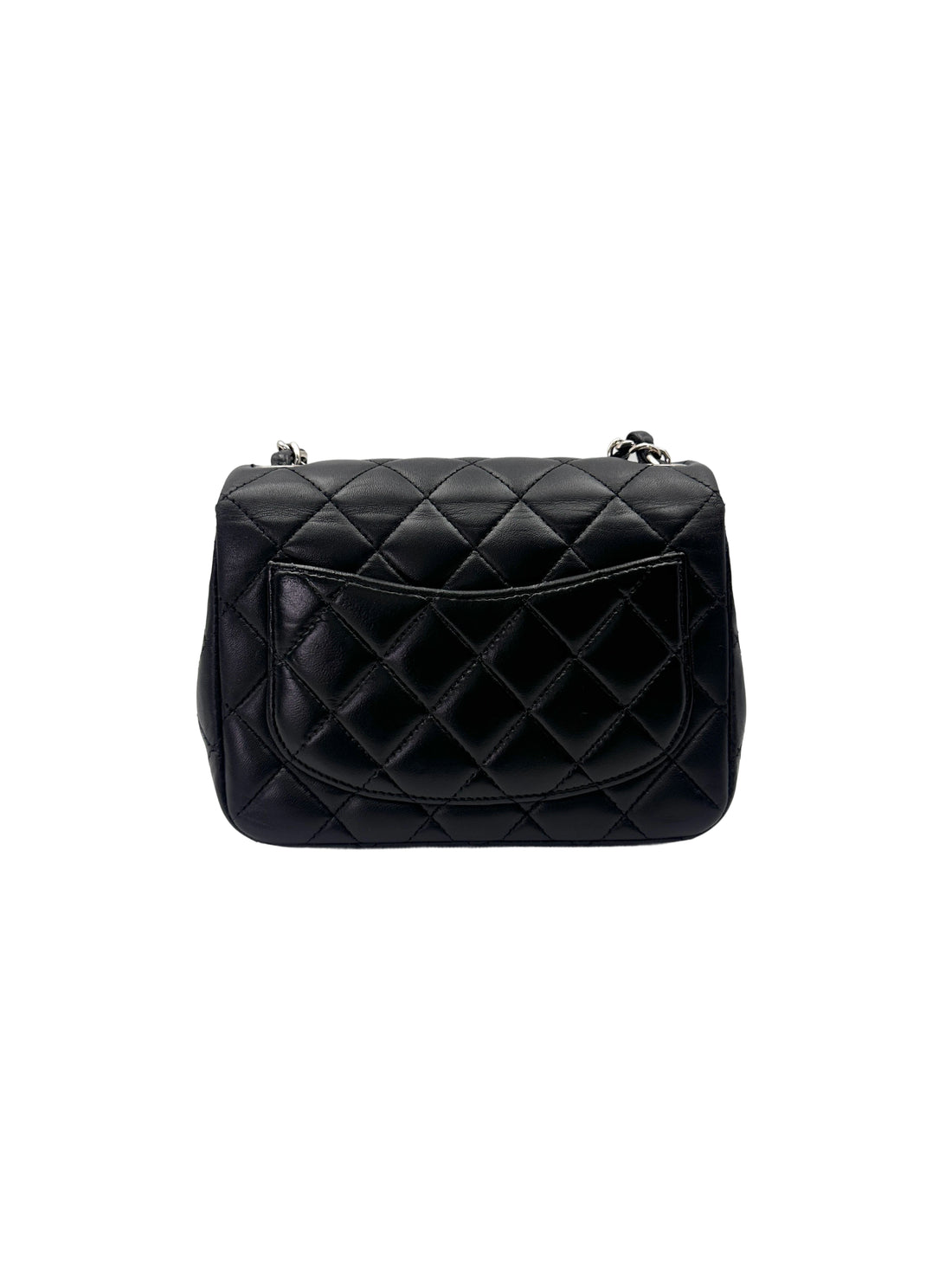 Chanel Black Quilted Lambskin Flap Bag With Silver Buckle(22***67) CC2009
