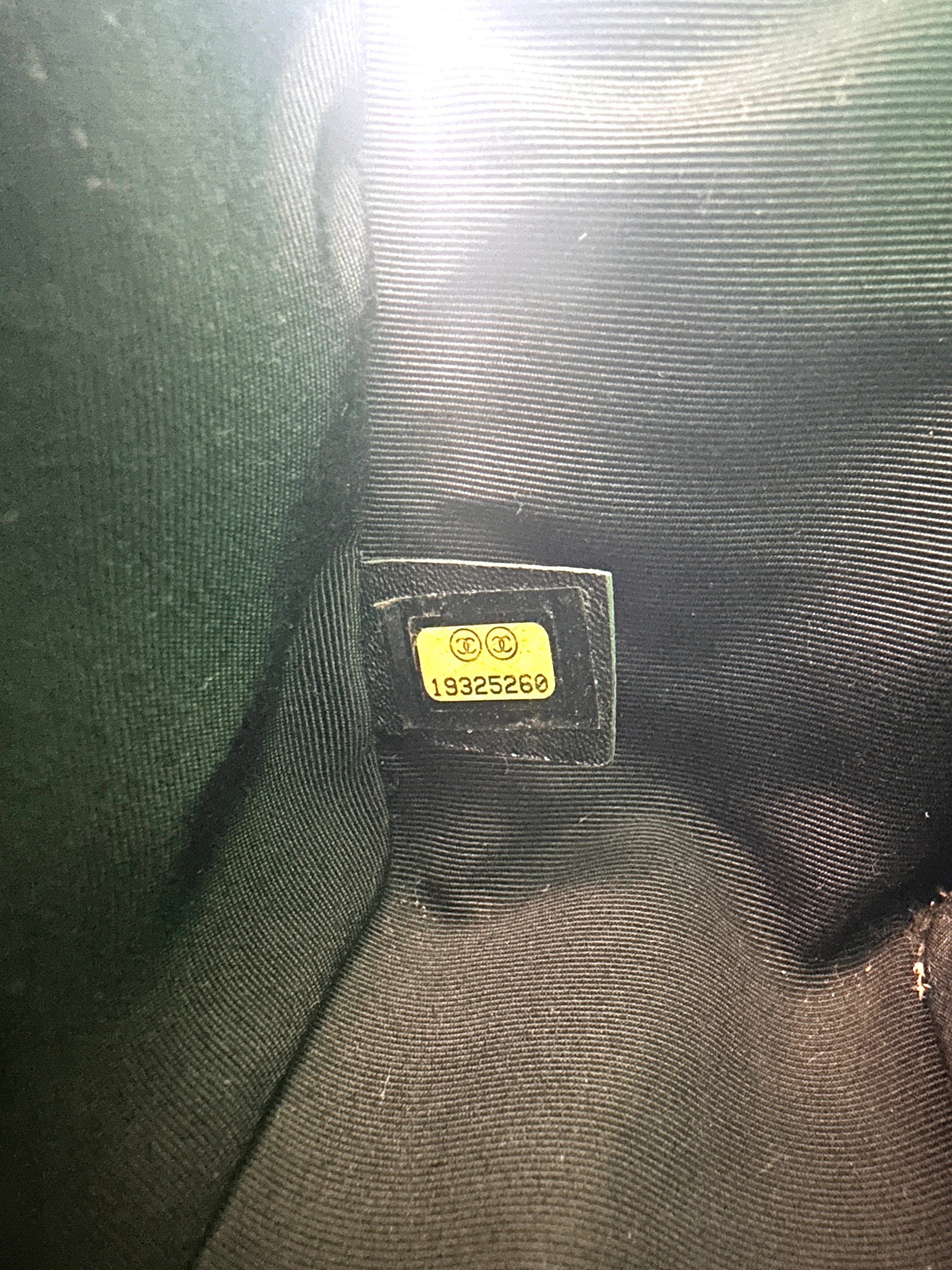 Chanel LeBoy Metallic Green Quilted Leather Medium Size Flap Bag With Silver Buckle(19***60) CC2010