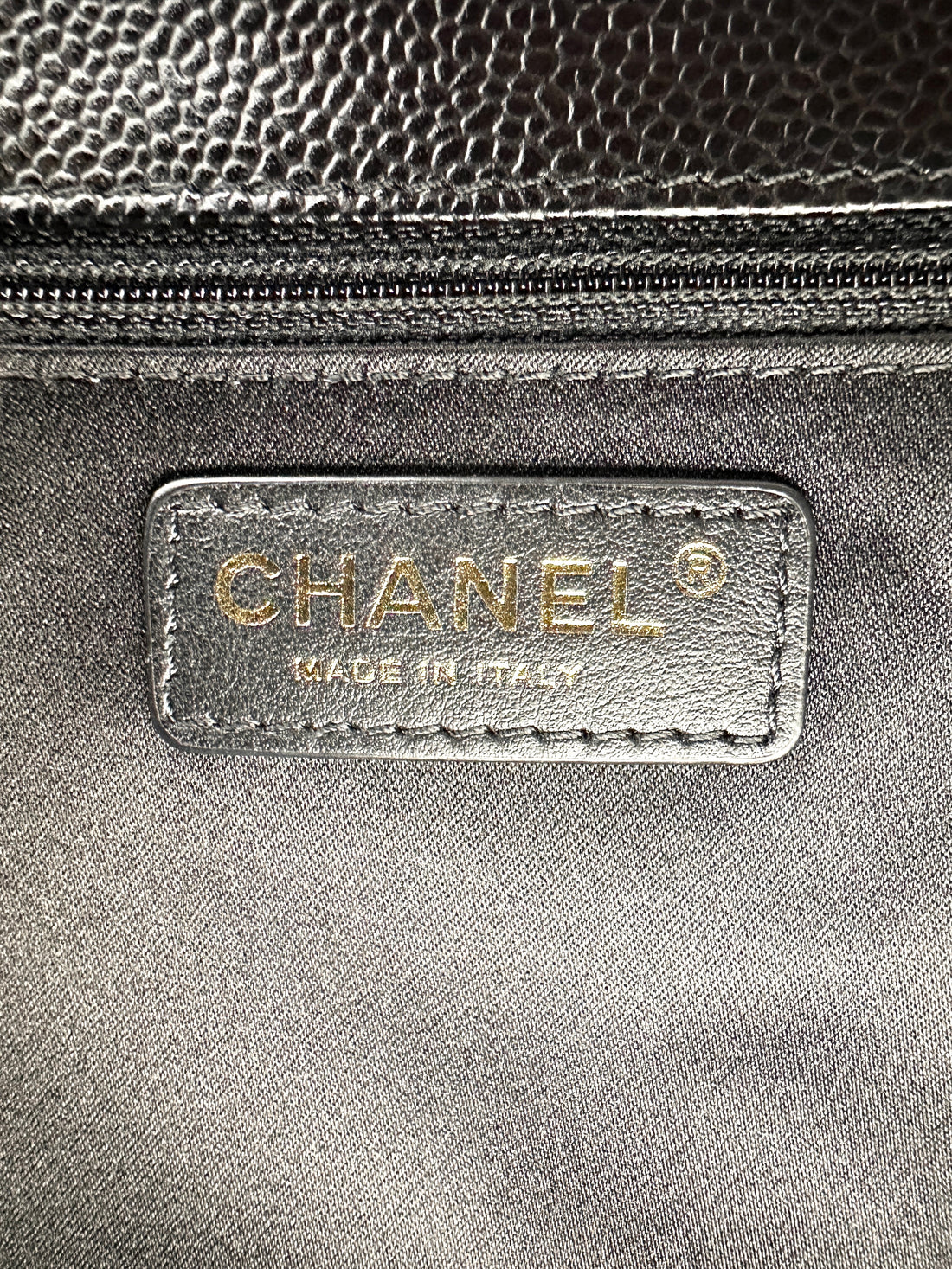 Chanel GST Black Quilted Leather Handle Bag(19***86) CC2012