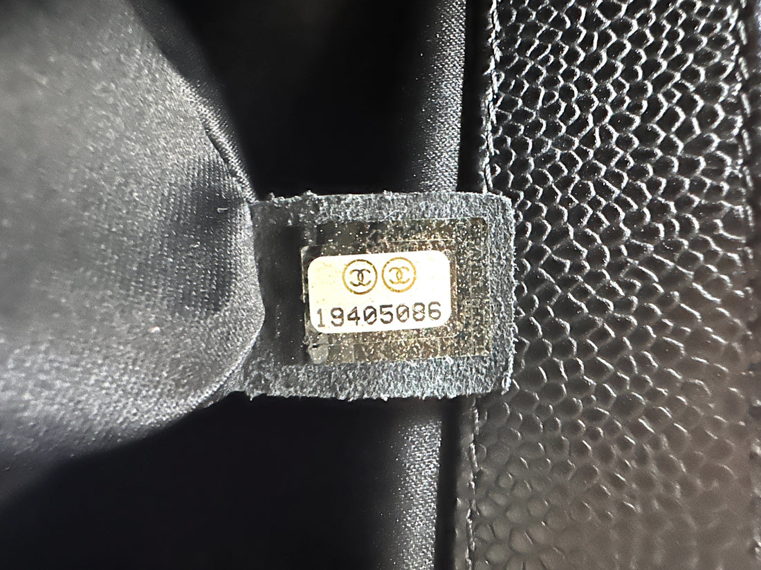 Chanel GST Black Quilted Leather Handle Bag(19***86) CC2012