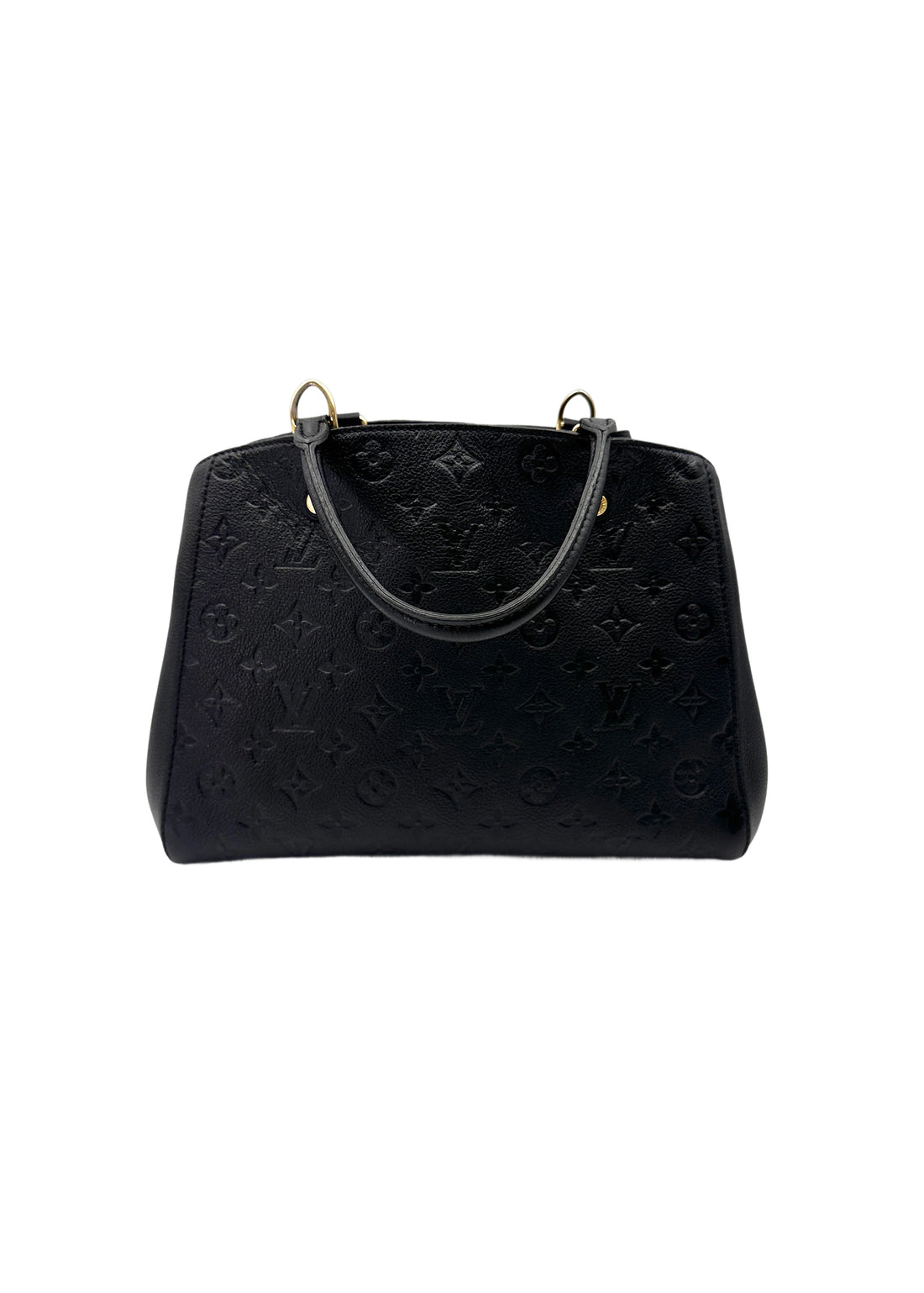 Louis Vuitton Montaigne Black Monogram Empreinte Handle Bag LV2817