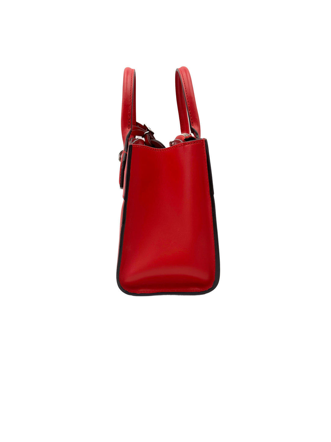 Louis Vuitton City Steamer Red Grained Leather Handle Bag LV2818
