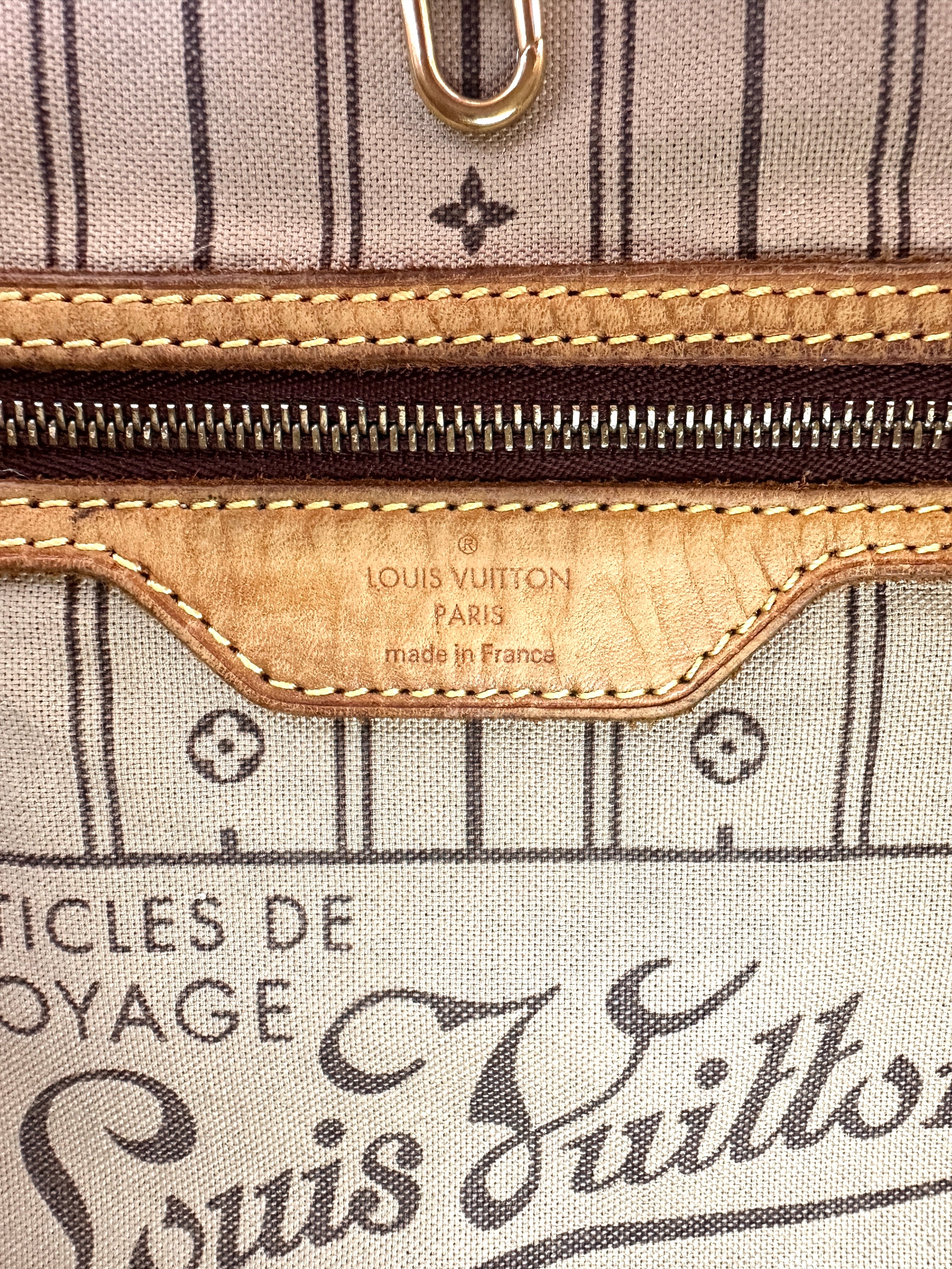 Louis Vuitton Neverfull MM Monogram Canvas Handle Bag LV2820