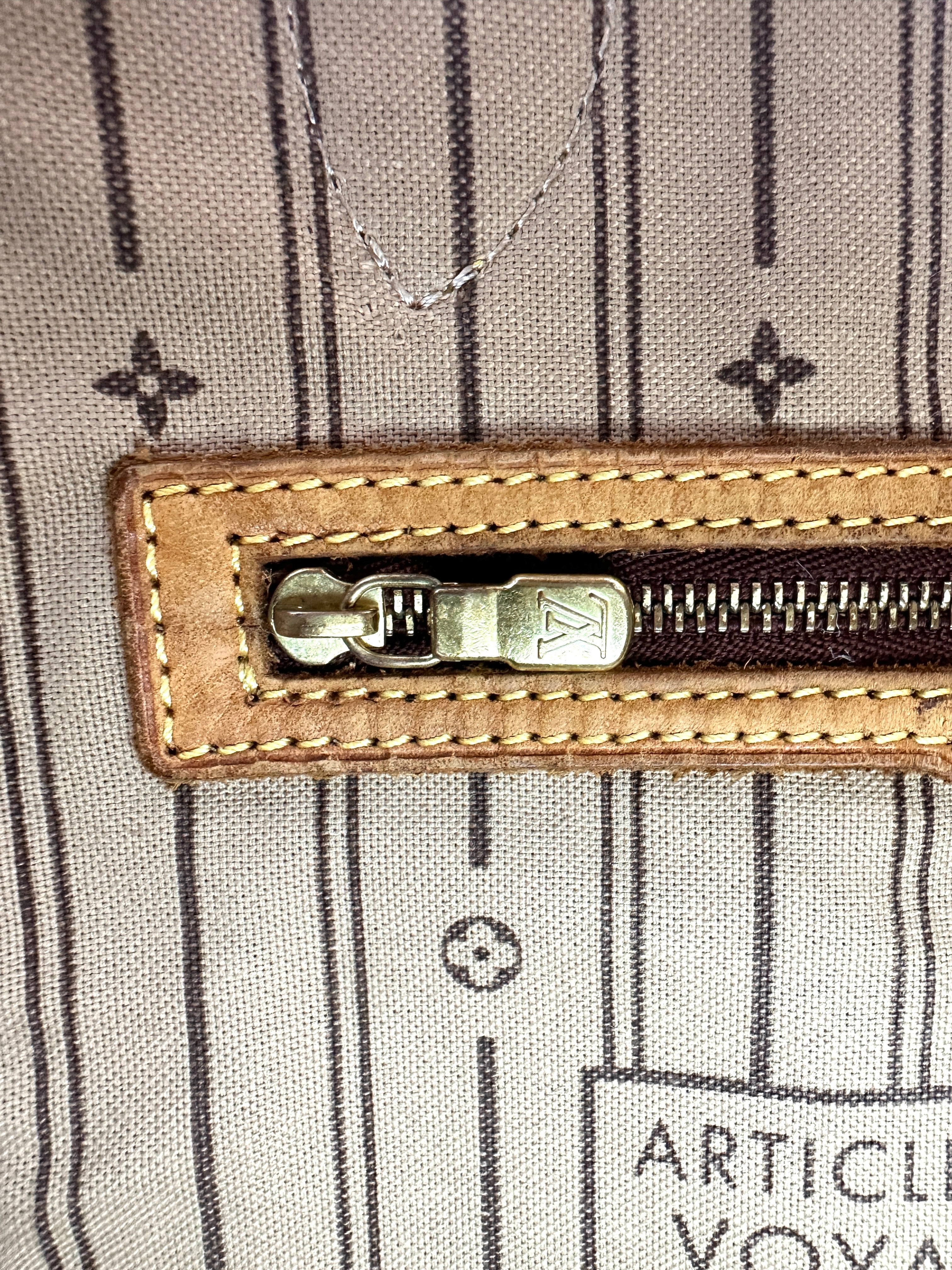 Louis Vuitton Neverfull MM Monogram Canvas Handle Bag LV2820