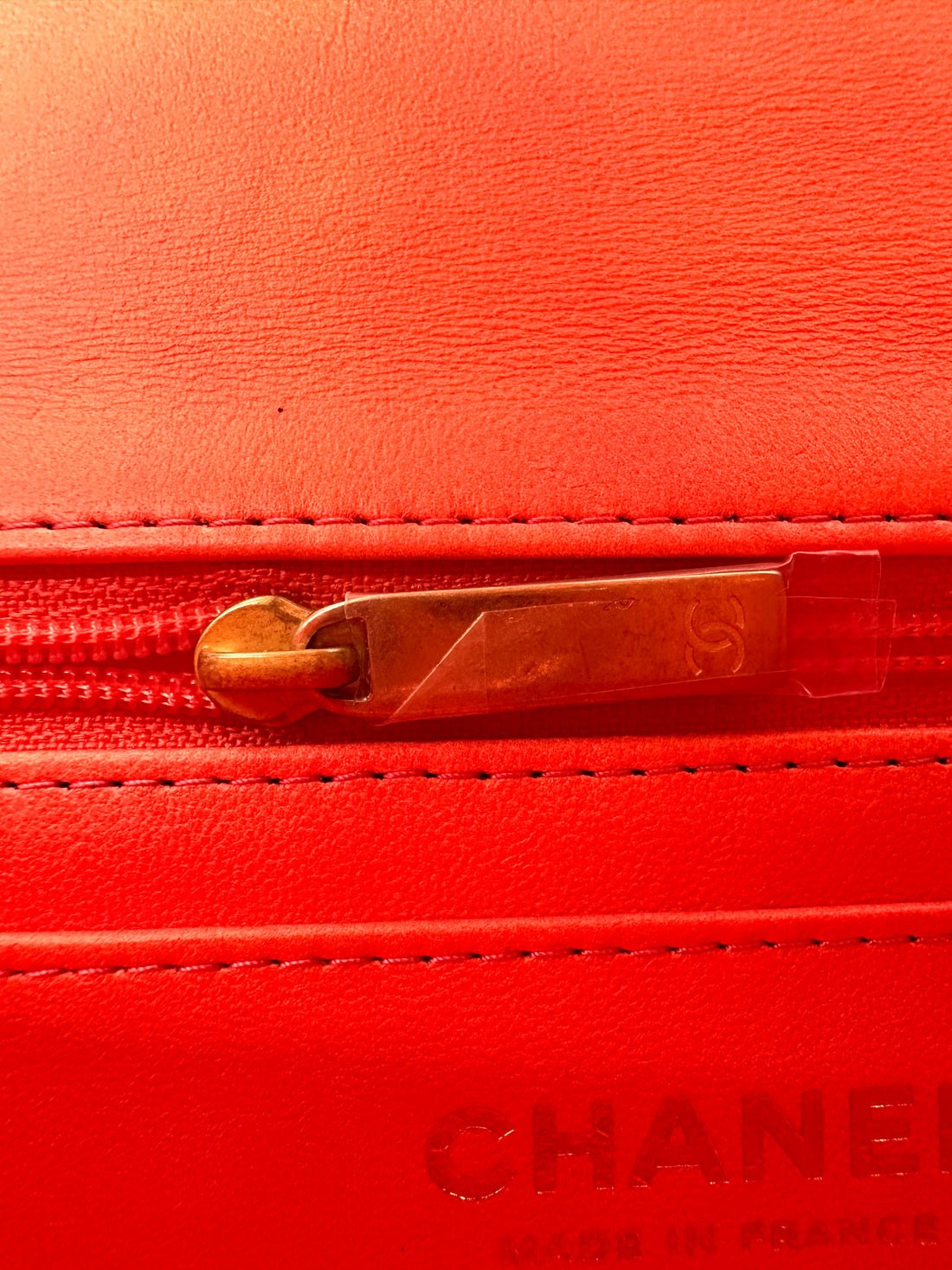 Chanel Classic Flap Pink Orange Ombre Quilted Lambskin Top Handle Bag(T9***X1) CC2013