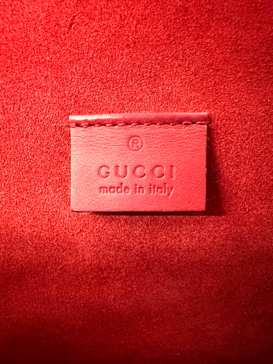 Gucci Dionysus GG Supreme Canvas Shoulder Bag With Red Tirm GG1093