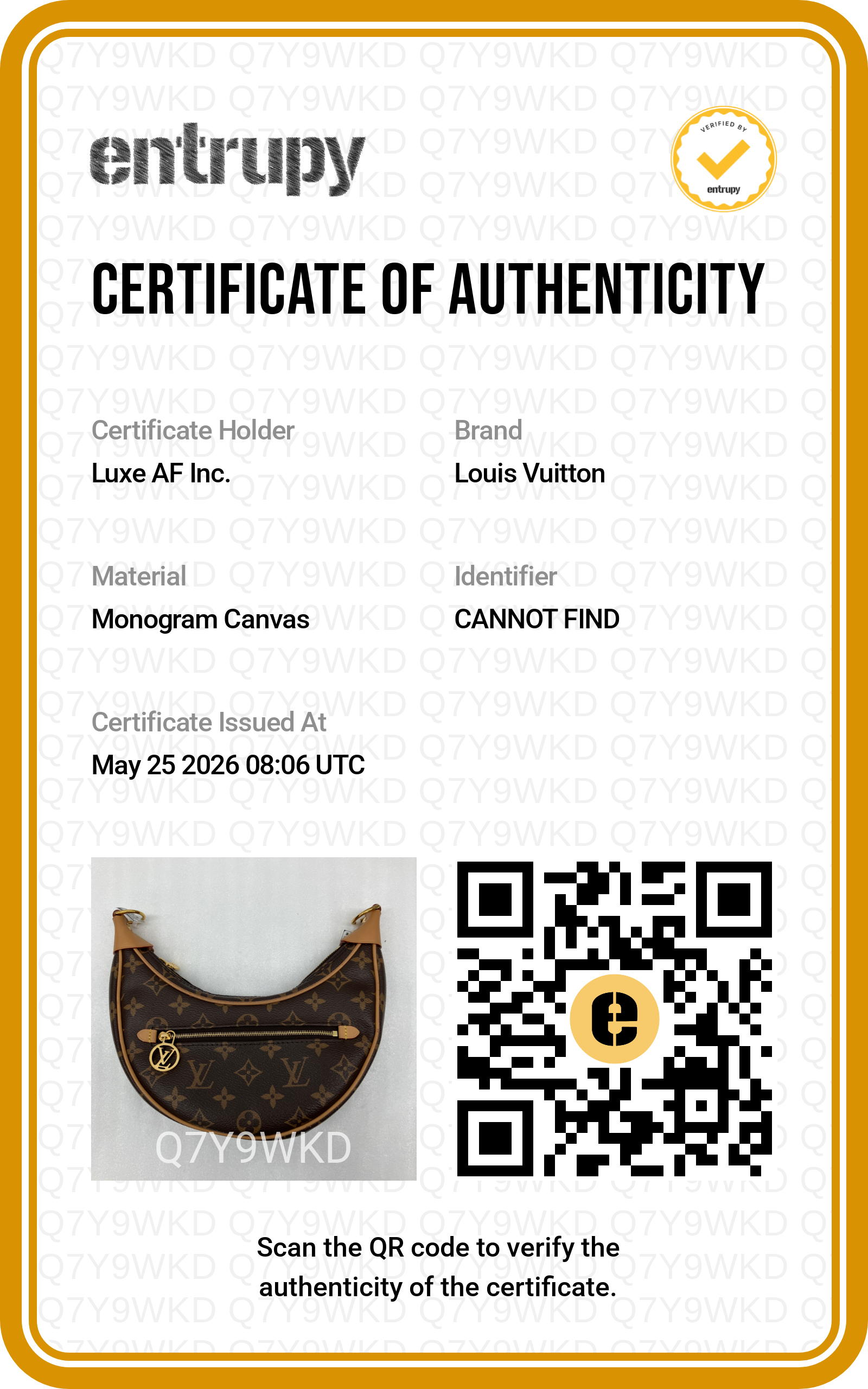 Louis Vuitton Loop Monogram Canvas Shoulder Bag LV2823