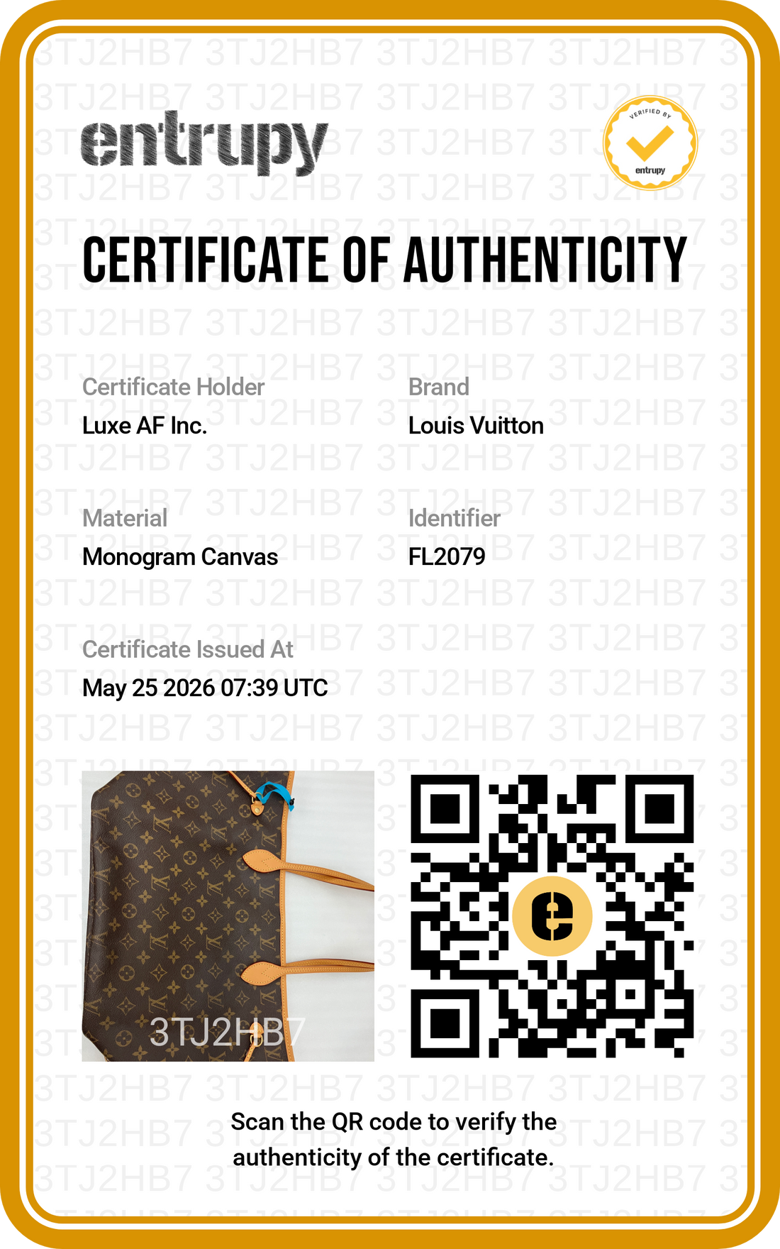 Louis Vuitton Neverfull MM Monogram Canvas Handle Bag LV2820