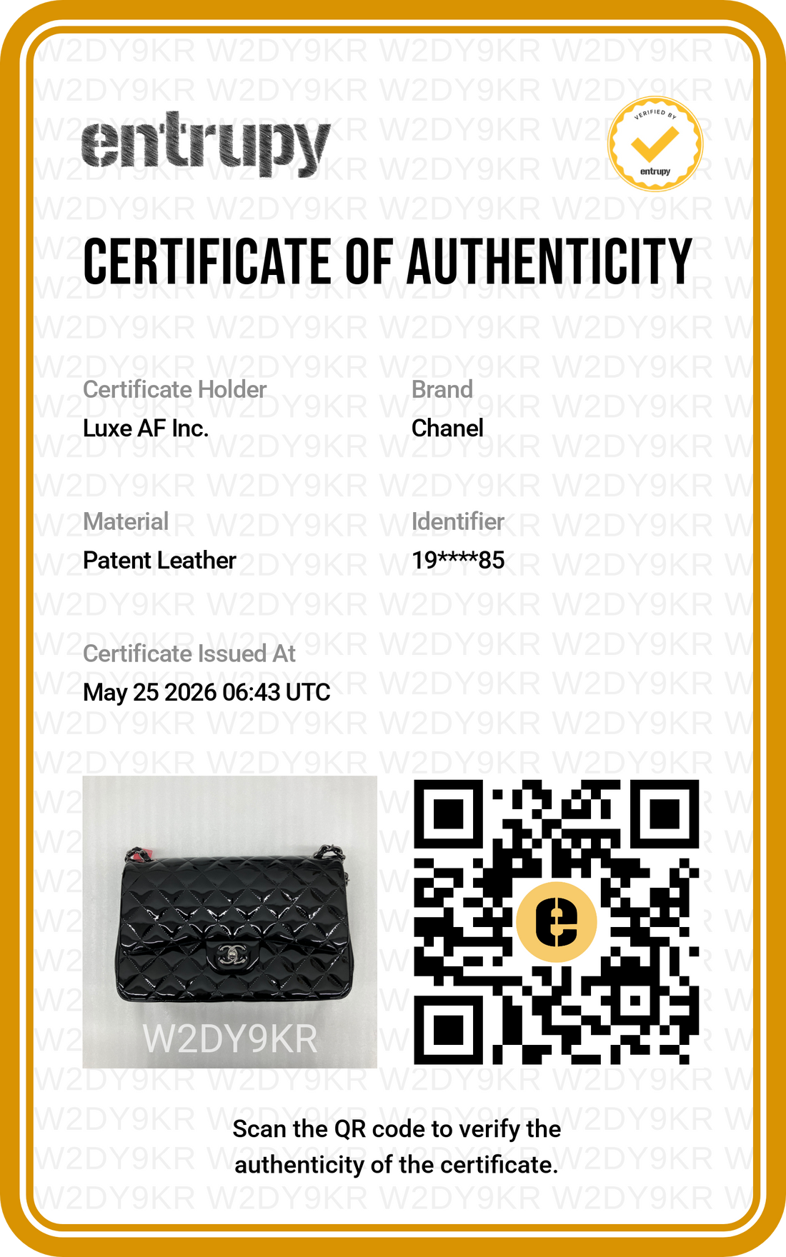 Chanel Classic Flap Black Quilted Patent Leather Jumbo Shoulder Bag With Silver Buckle(19***85) CC2010-1