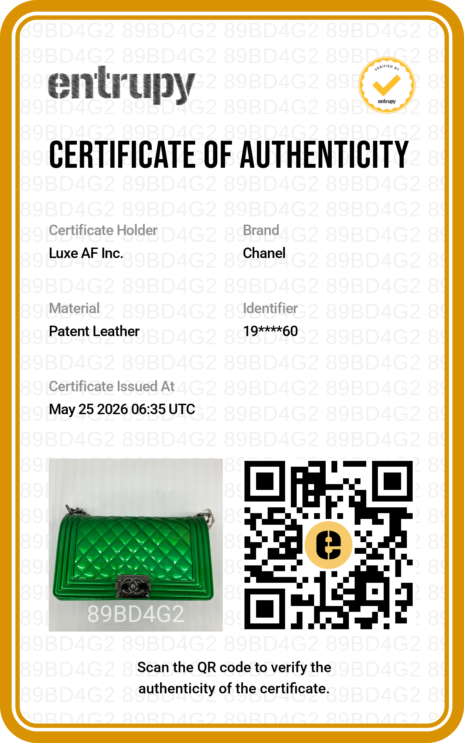 Chanel LeBoy Metallic Green Quilted Leather Medium Size Flap Bag With Silver Buckle(19***60) CC2010