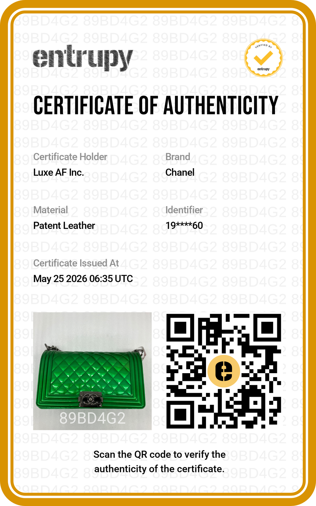 Chanel LeBoy Metallic Green Quilted Leather Medium Size Flap Bag With Silver Buckle(19***60) CC2010