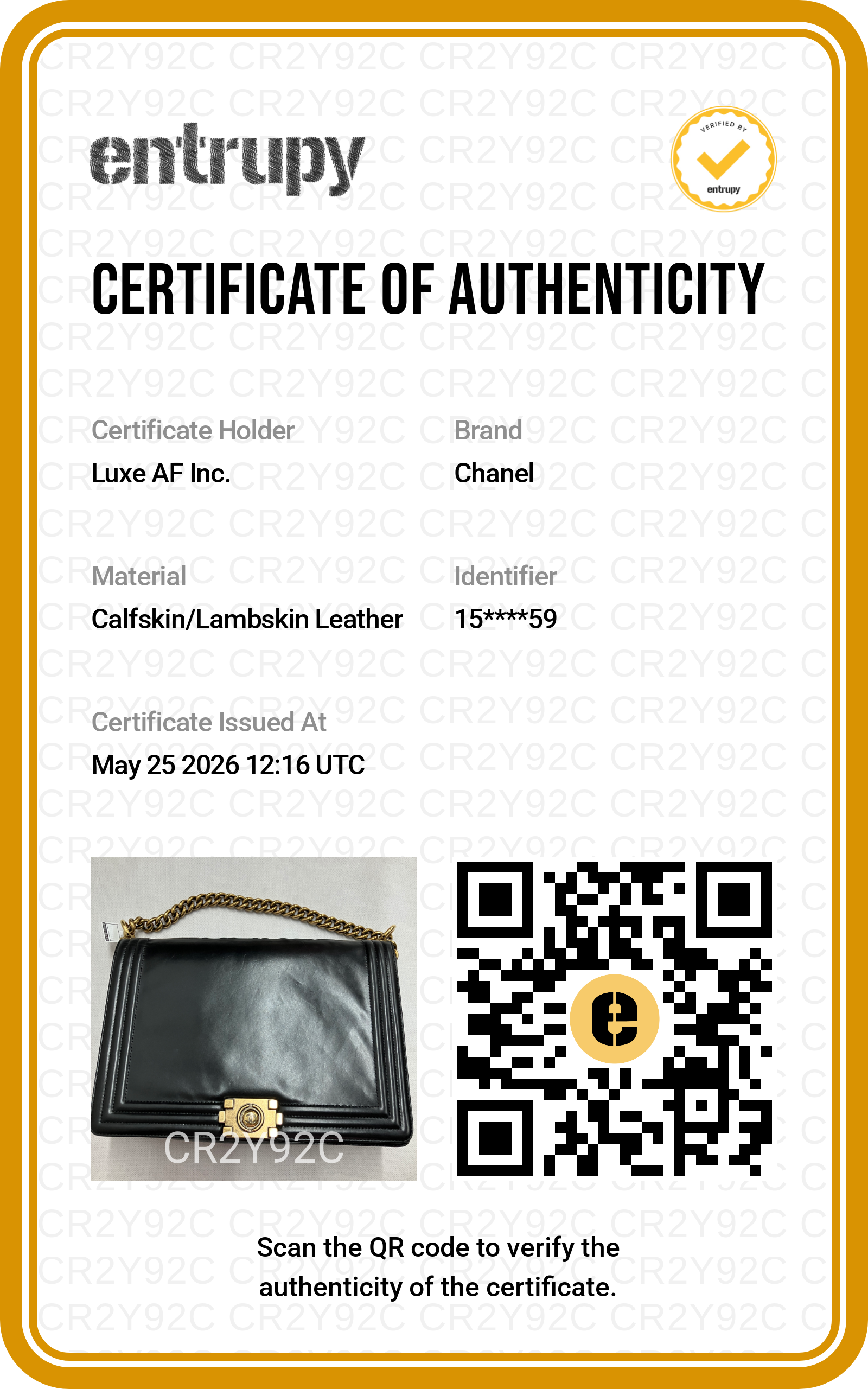 Chanel LeBoy Black Smooth Leather Large Size Flap Bag With Gold Buckle(15***59) CC2077
