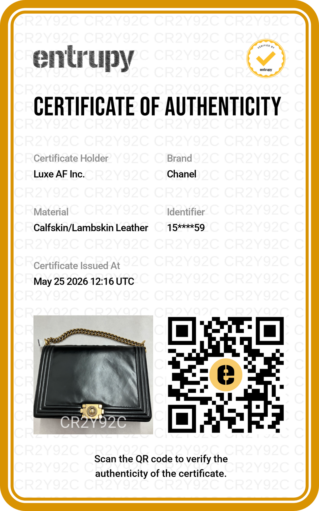 Chanel LeBoy Black Smooth Leather Large Size Flap Bag With Gold Buckle(15***59) CC2077