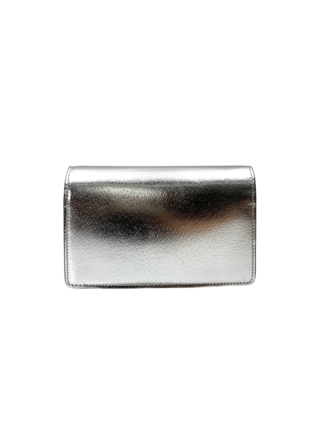 Gucci Dionysus Silver Leather Mini Shoulder Bag GG1096