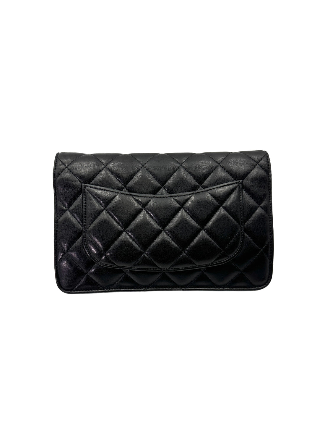Chanel Black Quilted Leather Wallet On Chain With Gold Buckle(31***09)CC2020